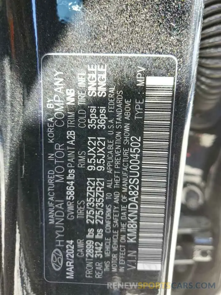 13 Photograph of a damaged car KM8KNDA82SU004502 HYUNDAI IONIQ 5 N 2025