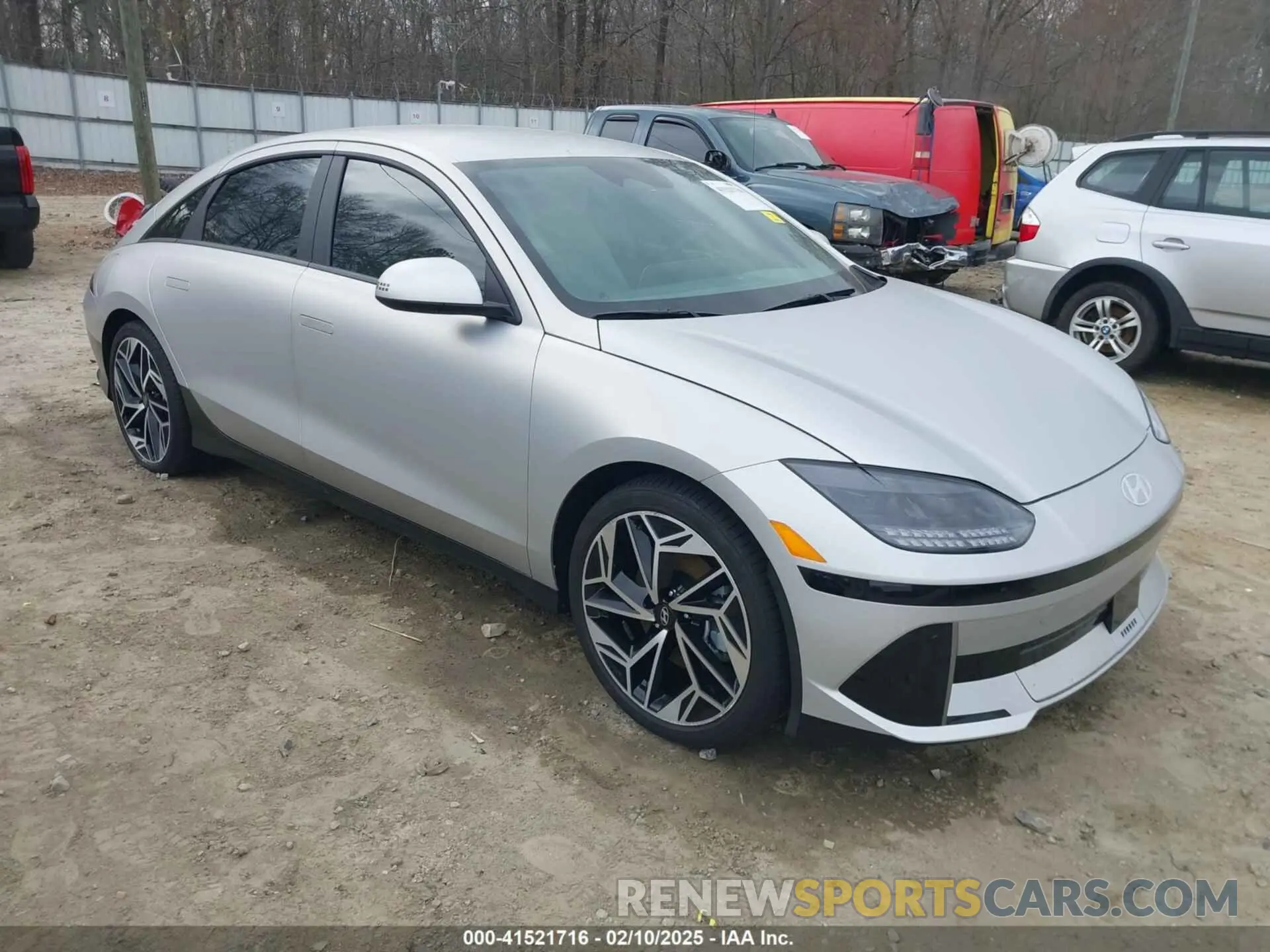1 Photograph of a damaged car KMHM34AA2PA041317 HYUNDAI IONIQ 6 2023