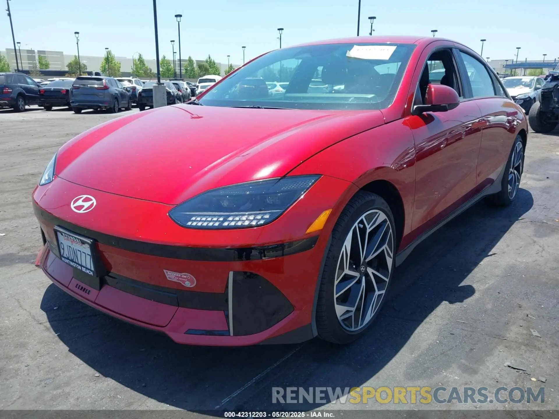 2 Photograph of a damaged car KMHM34AA6PA047332 HYUNDAI IONIQ 6 2023