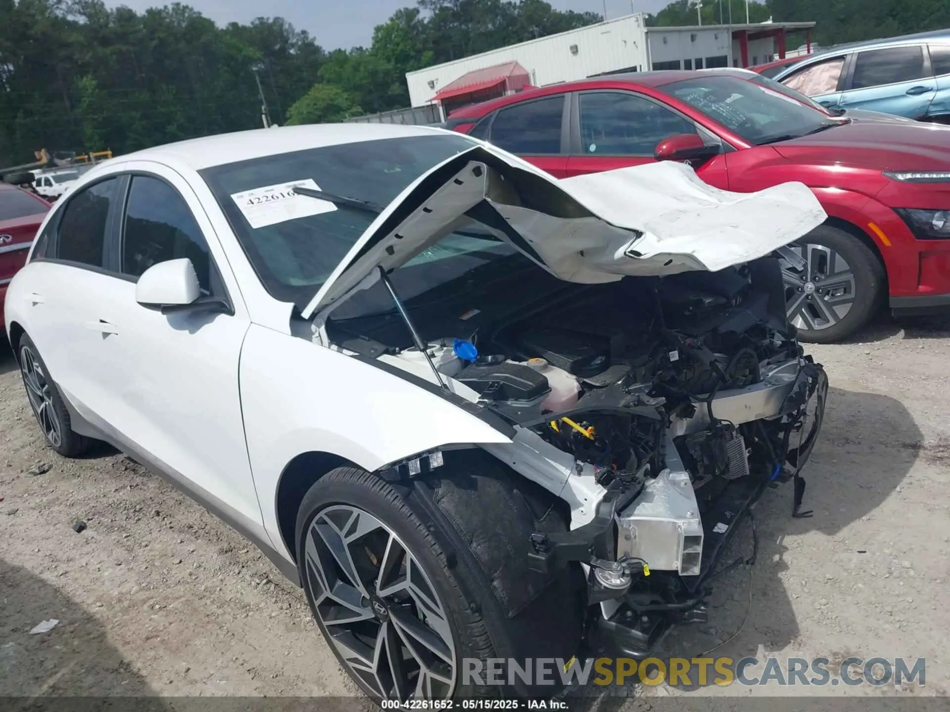 1 Photograph of a damaged car KMHM34AA2RA073669 HYUNDAI IONIQ 6 2024