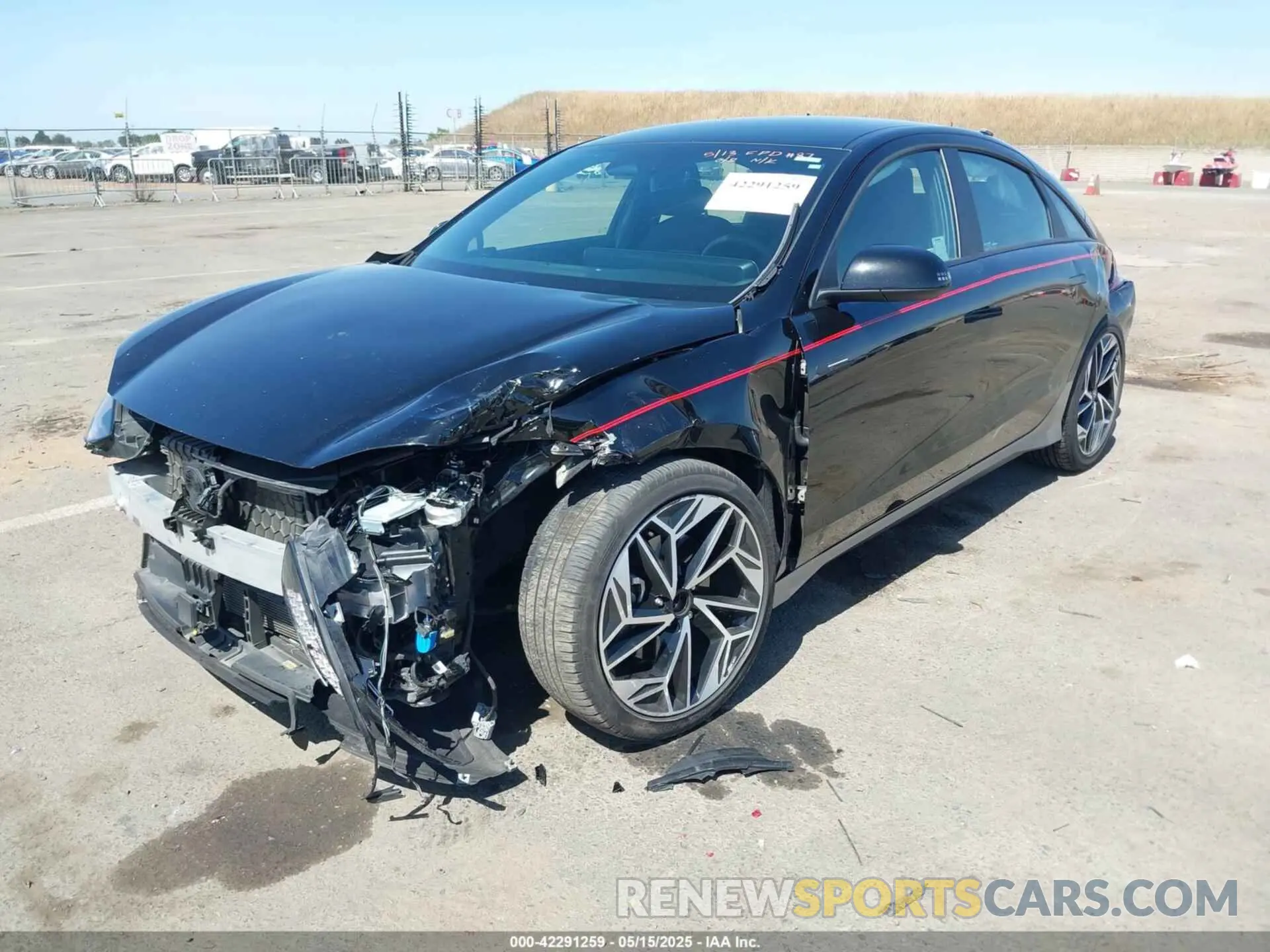 2 Фотография поврежденного автомобиля KMHM34AA5RA076761 HYUNDAI IONIQ 6 2024