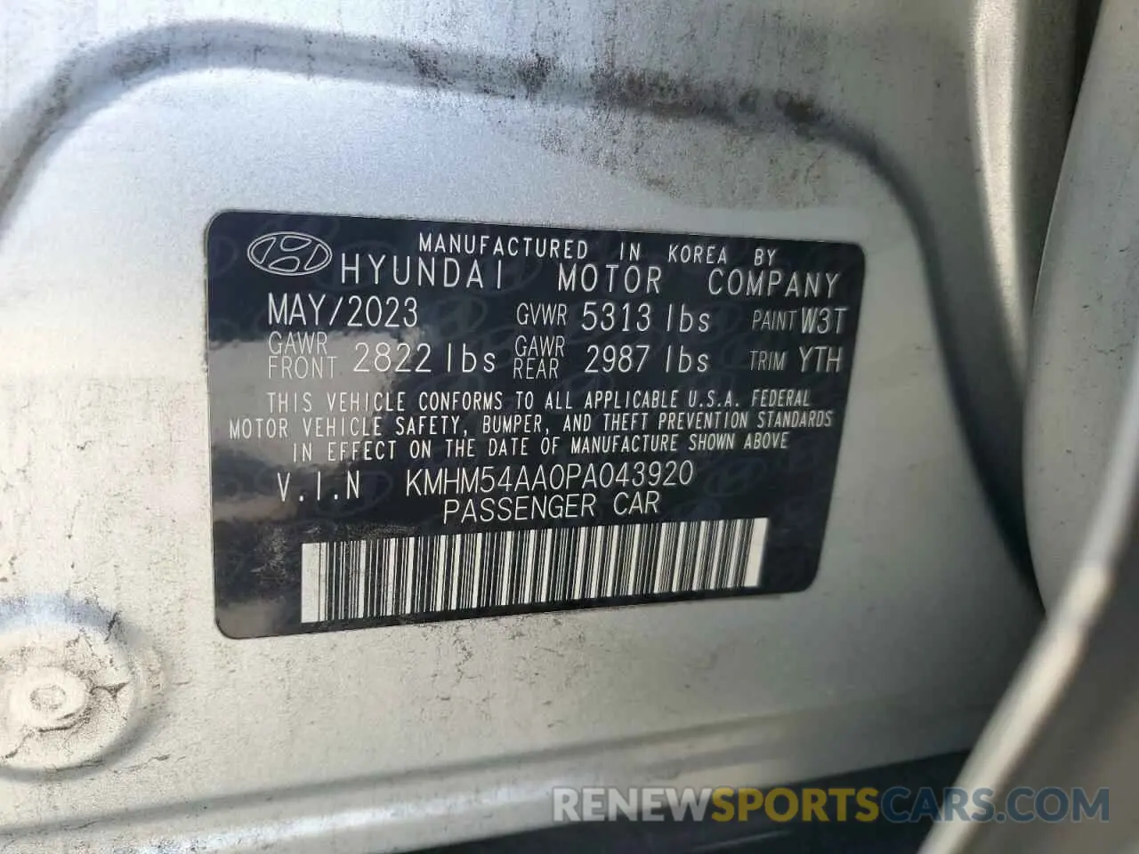 14 Фотография поврежденного автомобиля KMHM54AA0PA043920 HYUNDAI IONIQ 6 LI 2023