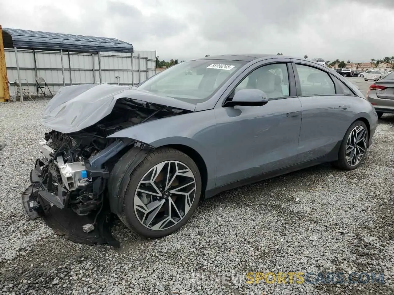 1 Photograph of a damaged car KMHM54AA5PA031584 HYUNDAI IONIQ 6 LI 2023