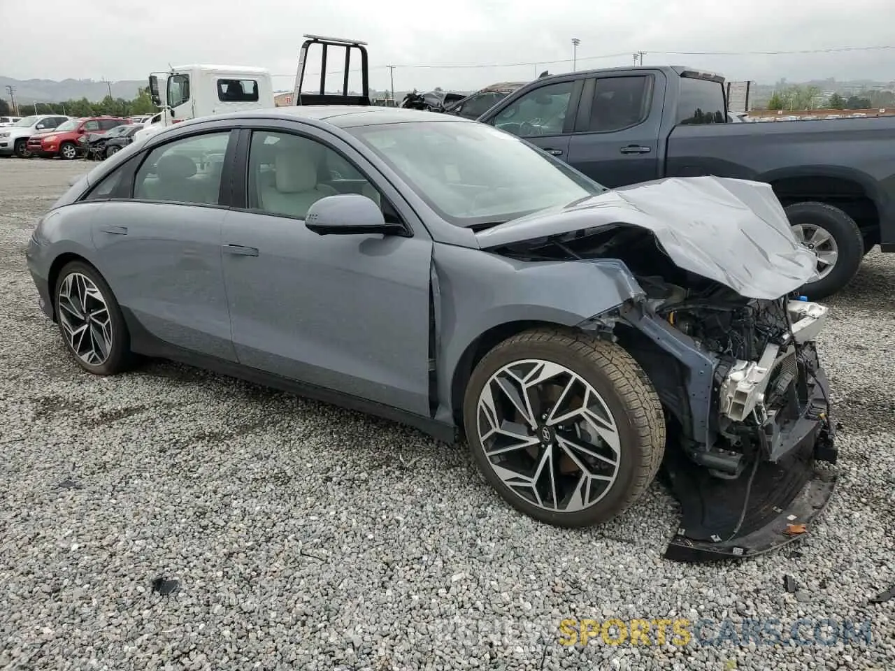 4 Photograph of a damaged car KMHM54AA5PA031584 HYUNDAI IONIQ 6 LI 2023