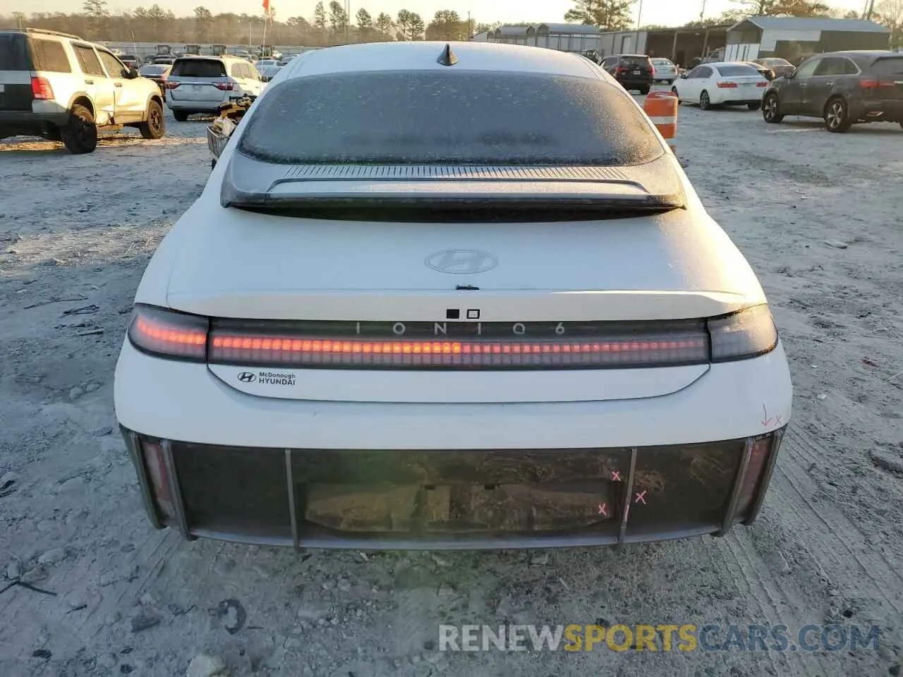 6 Фотография поврежденного автомобиля KMHM24AB6PA044197 HYUNDAI IONIQ 6 SE 2023