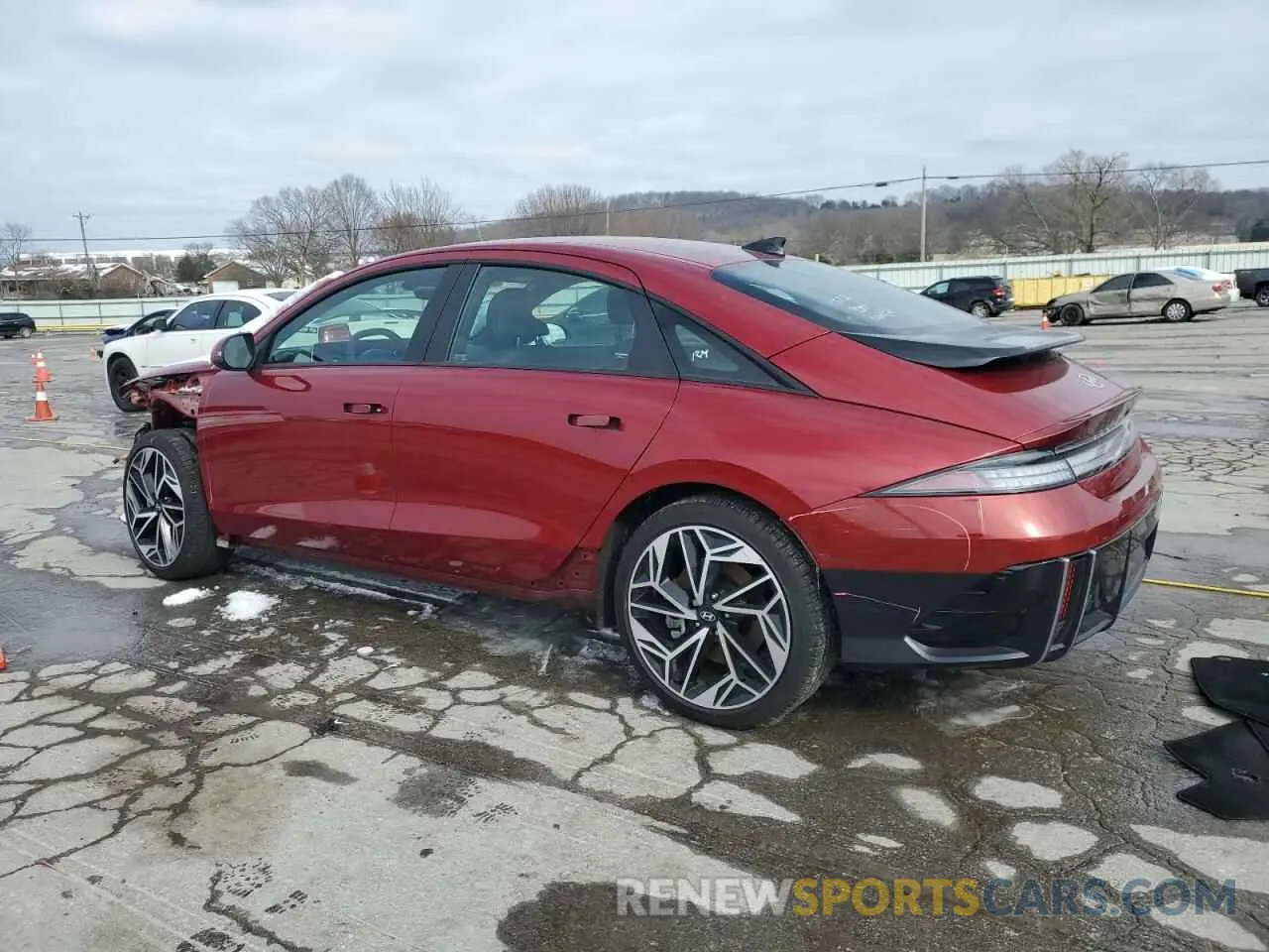 2 Photograph of a damaged car KMHM34AA4PA047670 HYUNDAI IONIQ 6 SE 2023