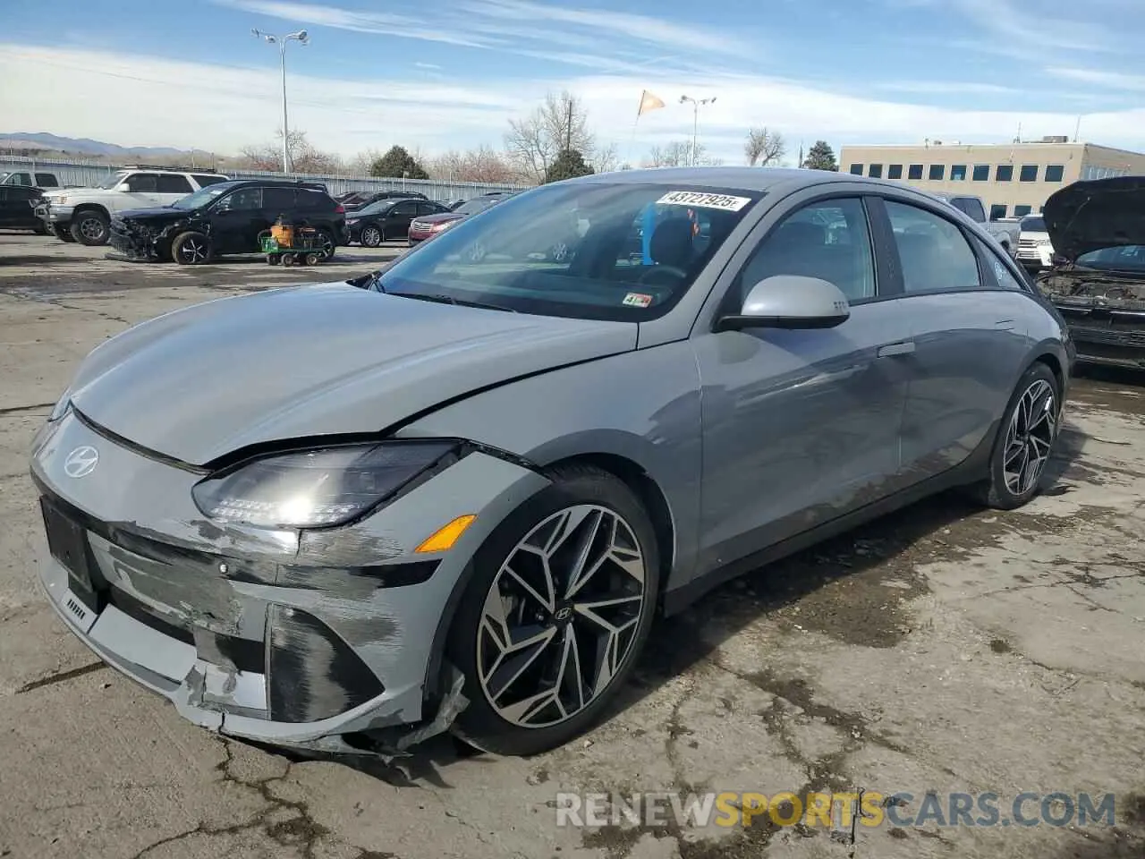 1 Photograph of a damaged car KMHM34AC0PA023433 HYUNDAI IONIQ 6 SE 2023