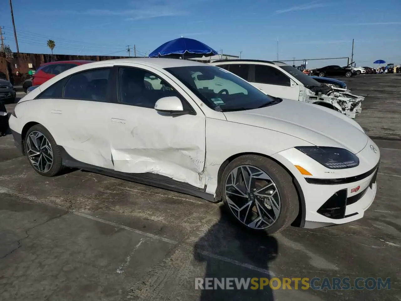 4 Photograph of a damaged car KMHM34AA0RA079339 HYUNDAI IONIQ 6 SE 2024