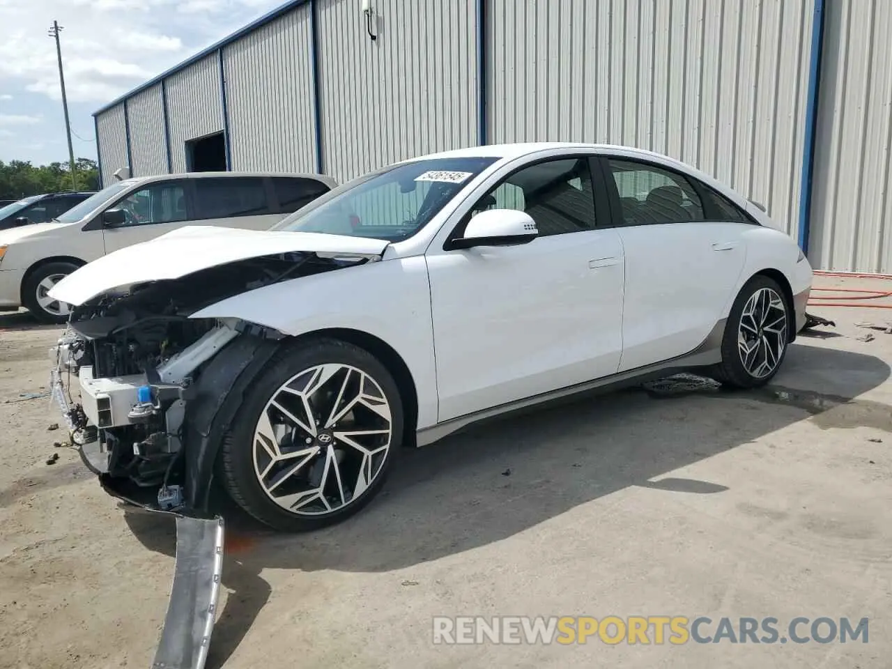 1 Photograph of a damaged car KMHM34AA8RA078973 HYUNDAI IONIQ 6 SE 2024