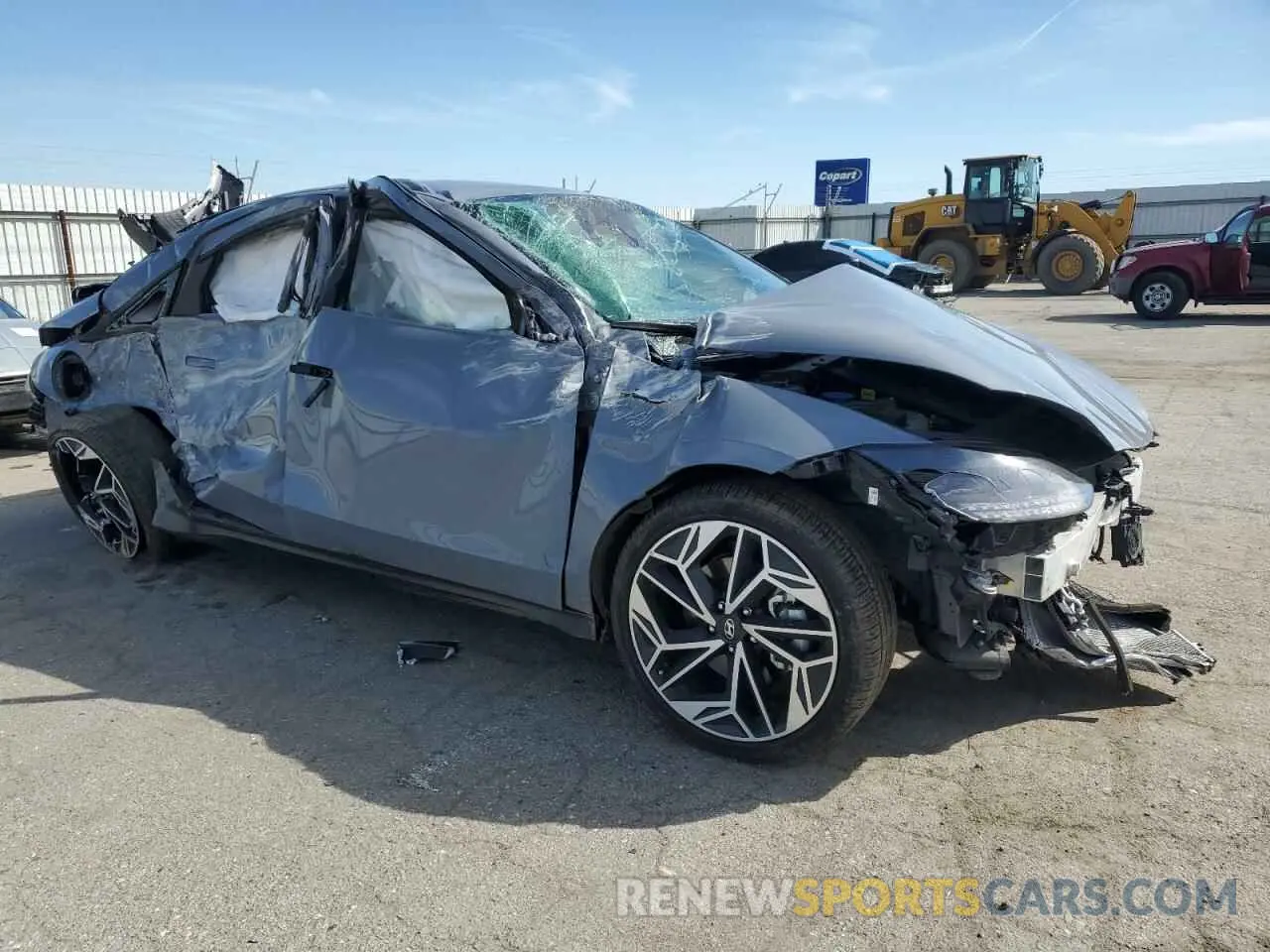 4 Photograph of a damaged car KMHM34AA8SA087775 HYUNDAI IONIQ 6 SE 2025