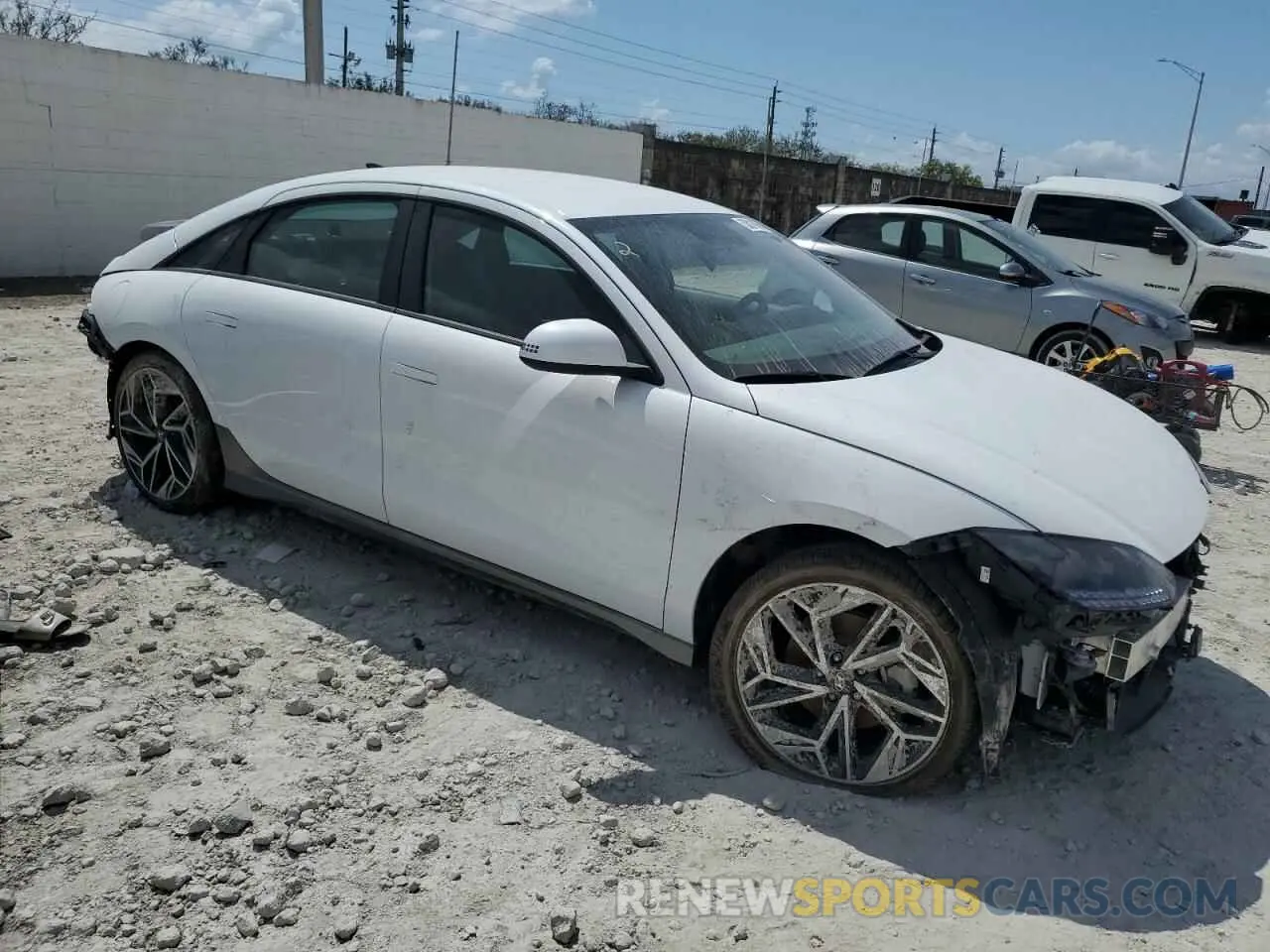 4 Фотография поврежденного автомобиля KMHM34AAXSA090984 HYUNDAI IONIQ 6 SE 2025