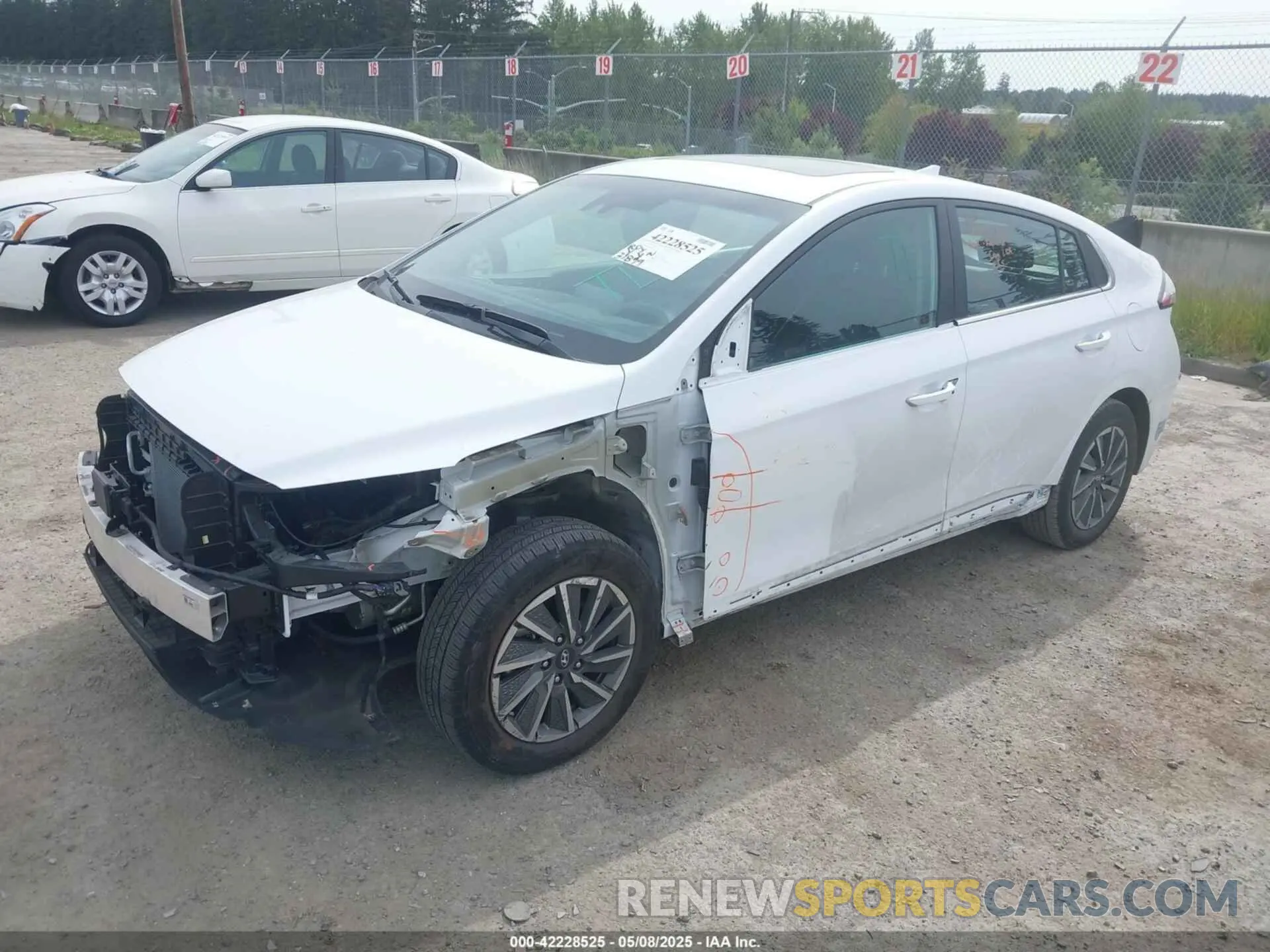 2 Photograph of a damaged car KMHC85LJ6LU063460 HYUNDAI IONIQ ELECTRIC 2020