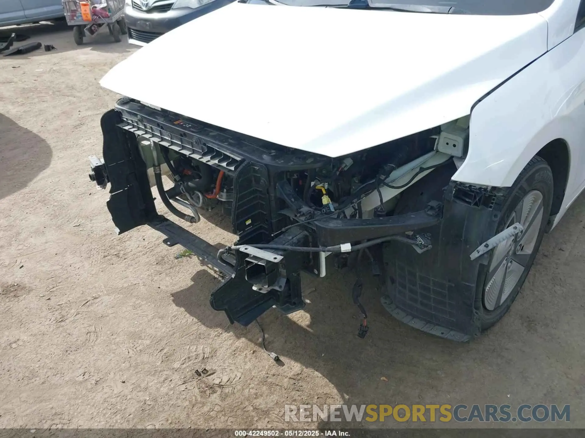 6 Фотография поврежденного автомобиля KMHC65LC3KU179902 HYUNDAI IONIQ HYBRID 2019