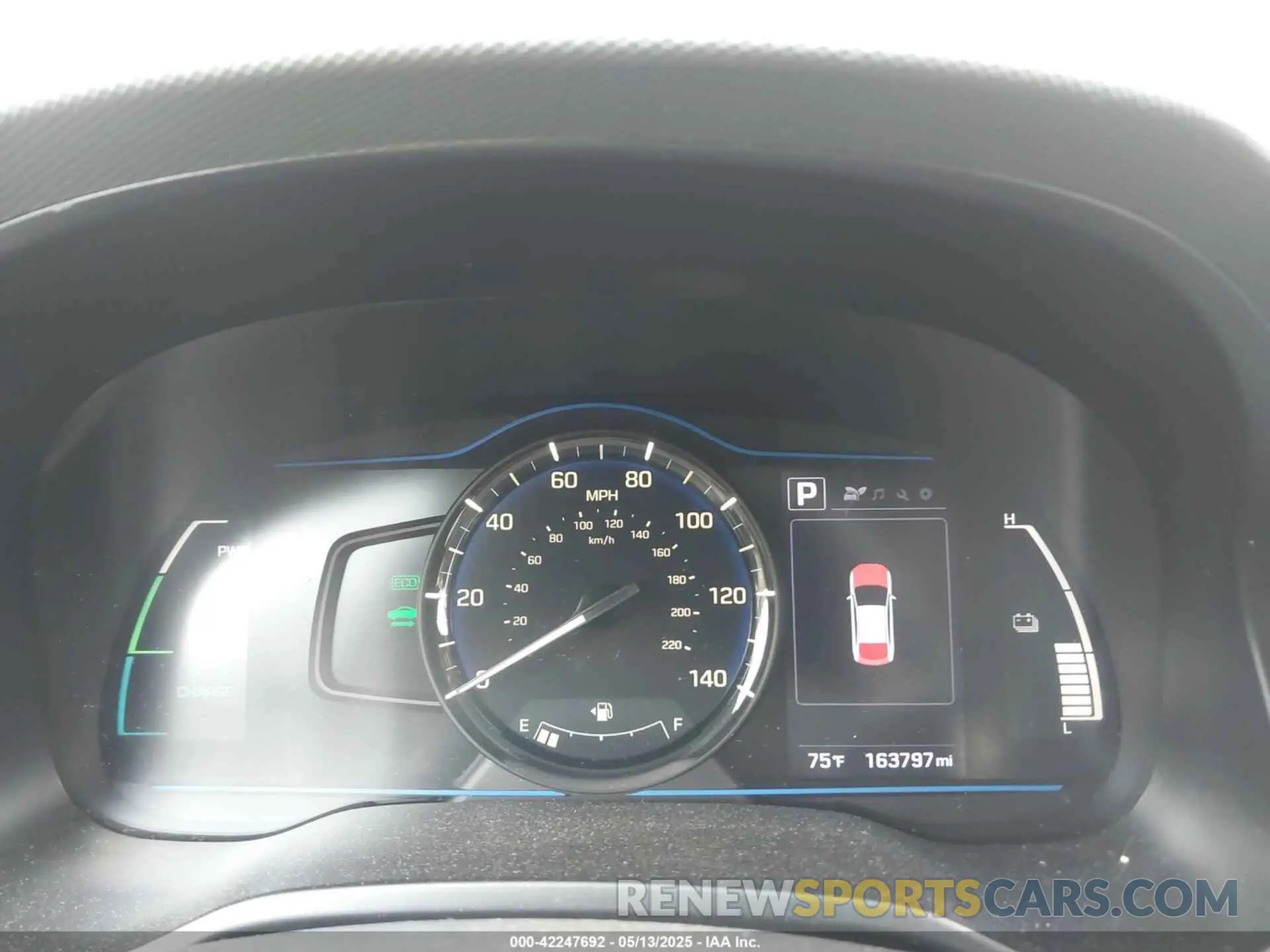 7 Photograph of a damaged car KMHC65LC4KU174675 HYUNDAI IONIQ HYBRID 2019