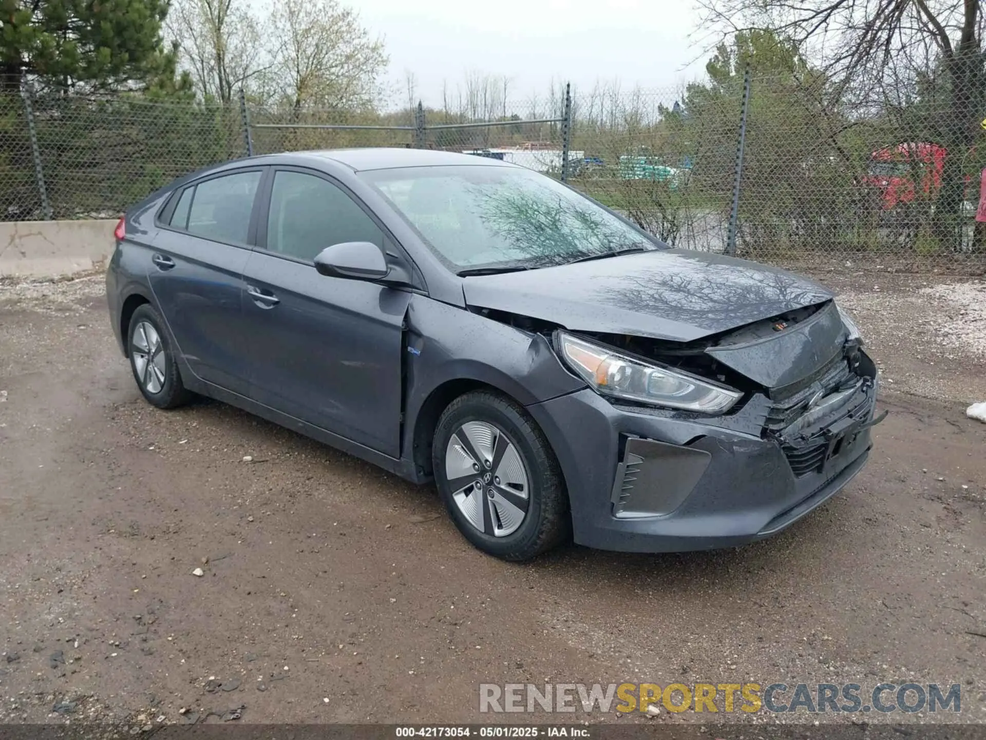 1 Фотография поврежденного автомобиля KMHC65LC7KU117578 HYUNDAI IONIQ HYBRID 2019