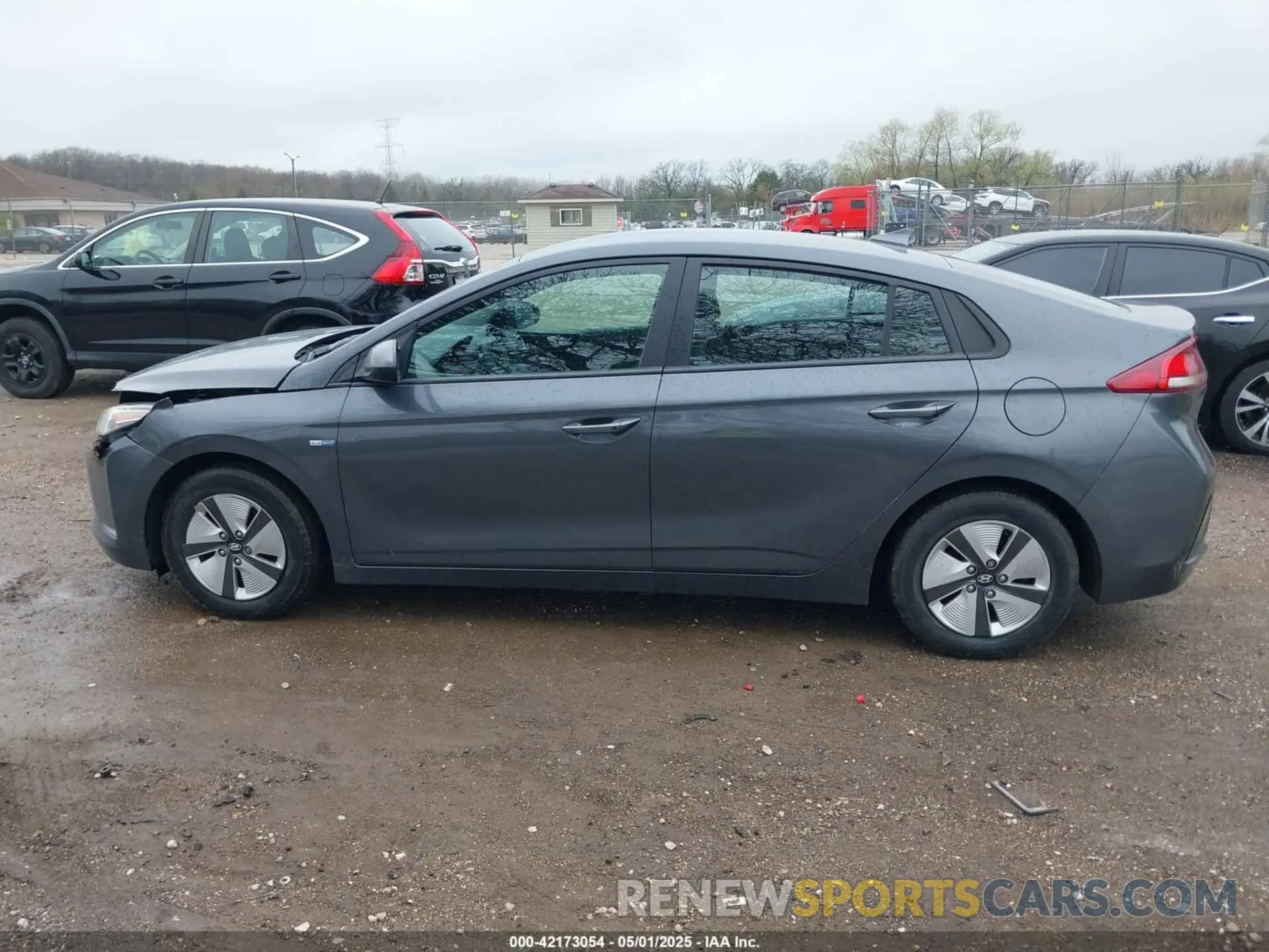 14 Фотография поврежденного автомобиля KMHC65LC7KU117578 HYUNDAI IONIQ HYBRID 2019