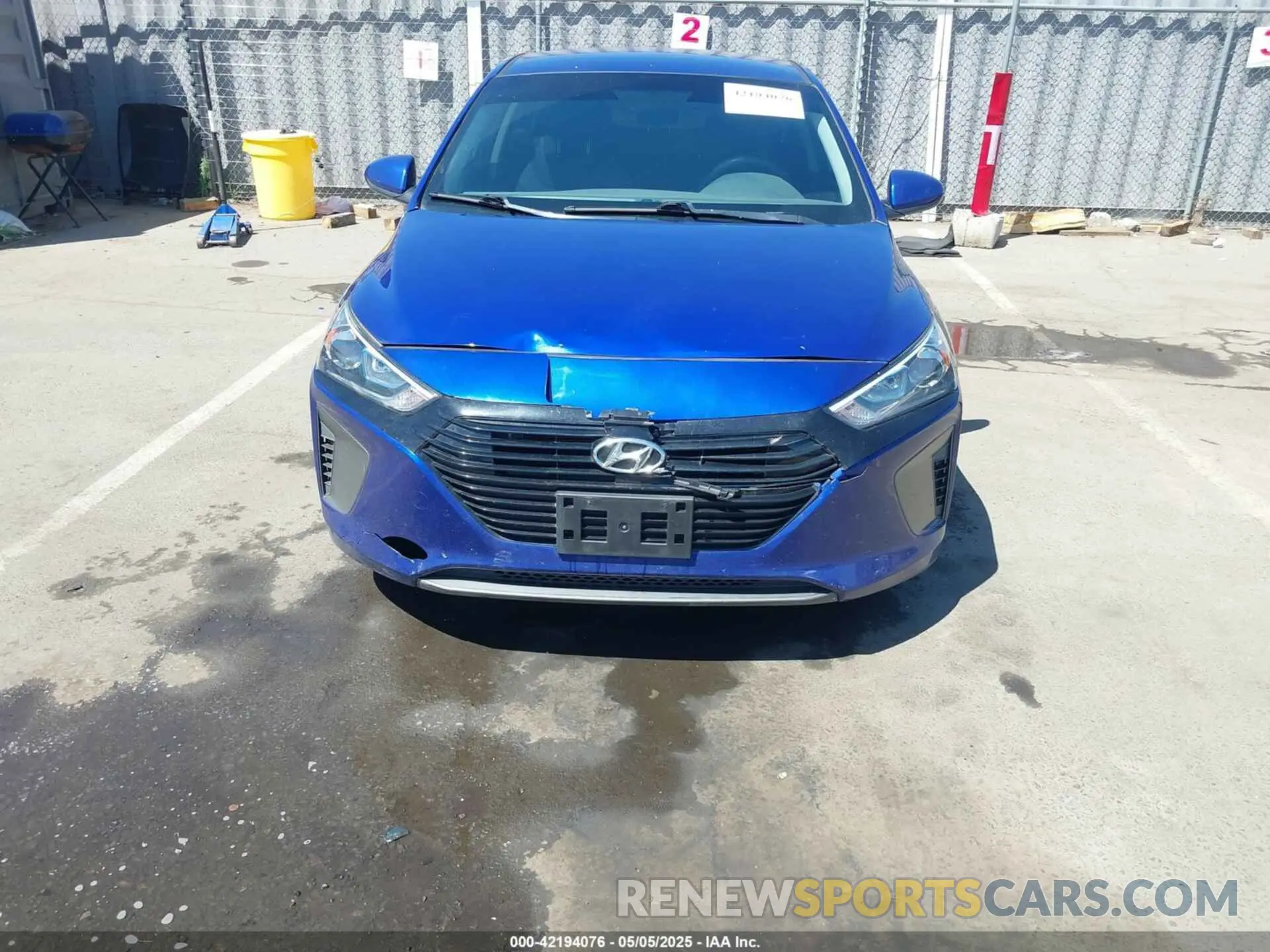 6 Фотография поврежденного автомобиля KMHC65LC8KU170791 HYUNDAI IONIQ HYBRID 2019