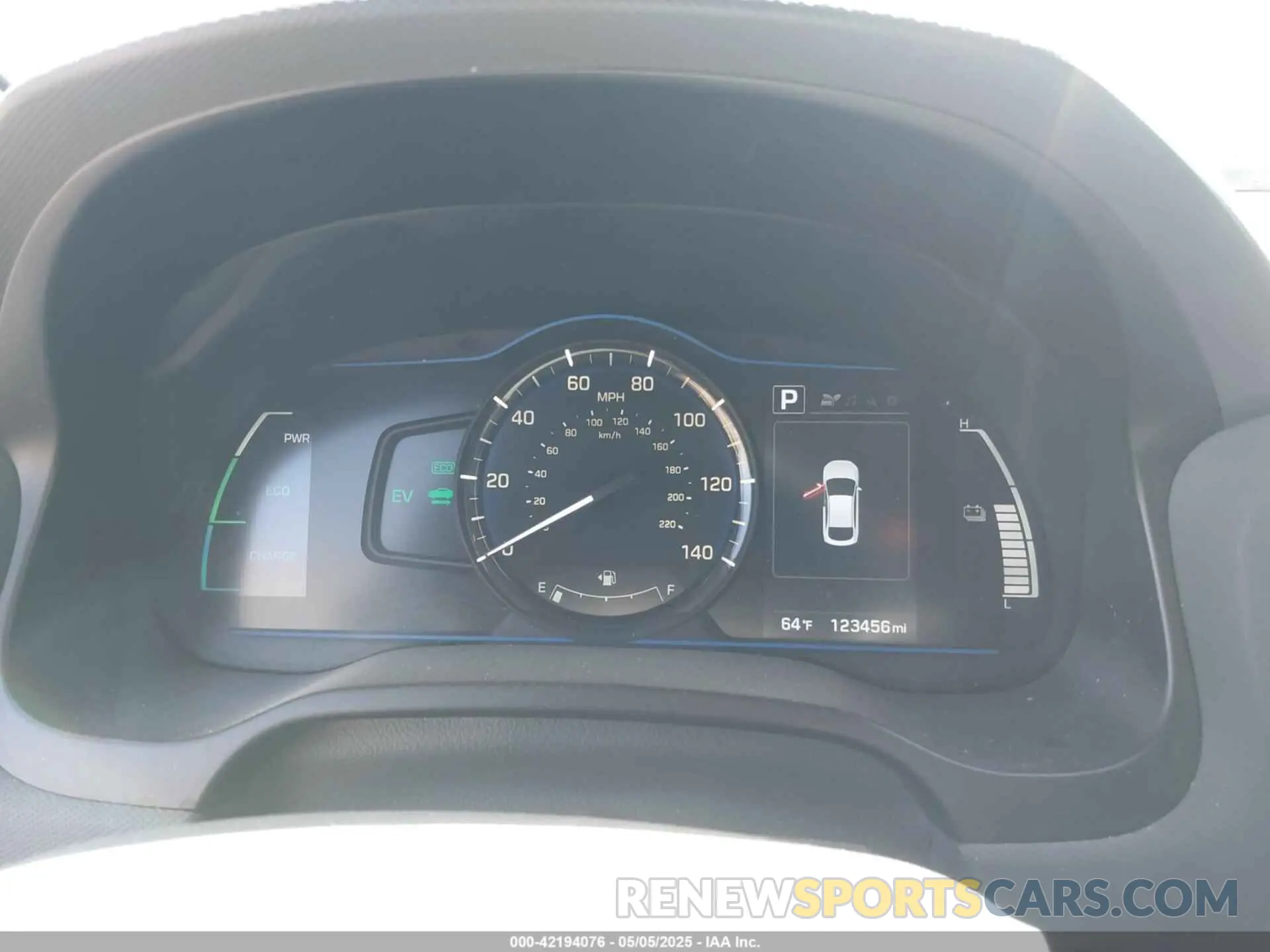 7 Фотография поврежденного автомобиля KMHC65LC8KU170791 HYUNDAI IONIQ HYBRID 2019