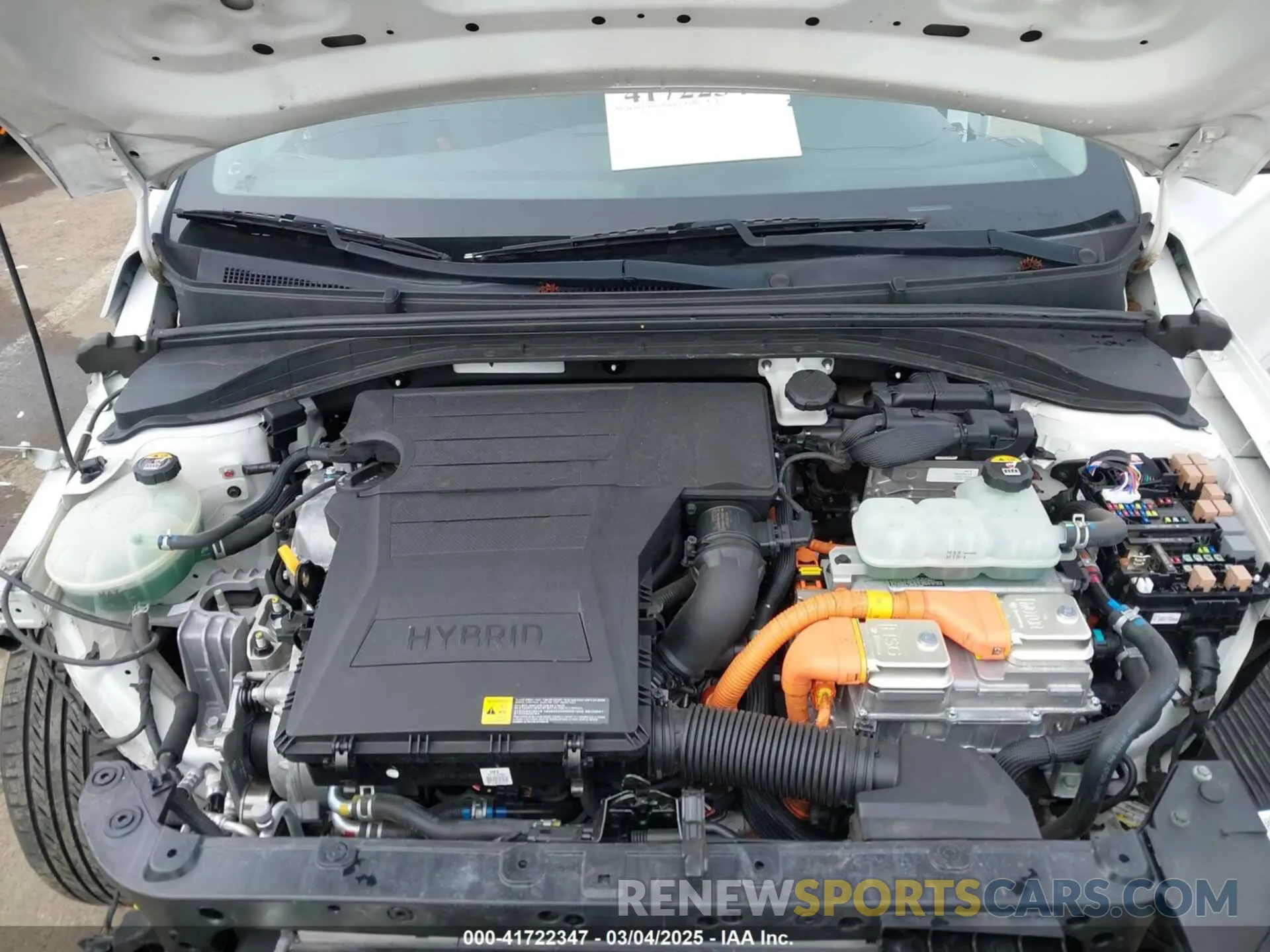 10 Photograph of a damaged car KMHC65LC9KU122779 HYUNDAI IONIQ HYBRID 2019