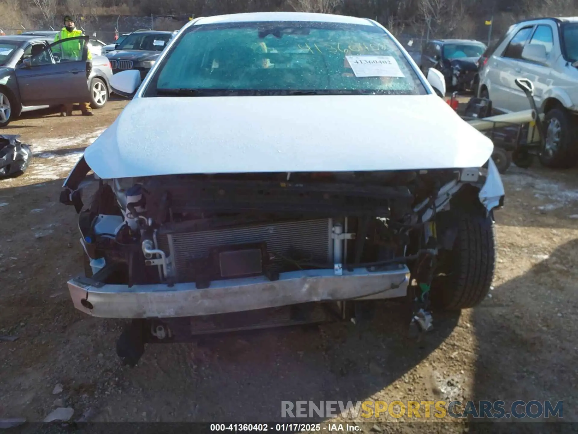 6 Photograph of a damaged car KMHC75LC9KU110967 HYUNDAI IONIQ HYBRID 2019
