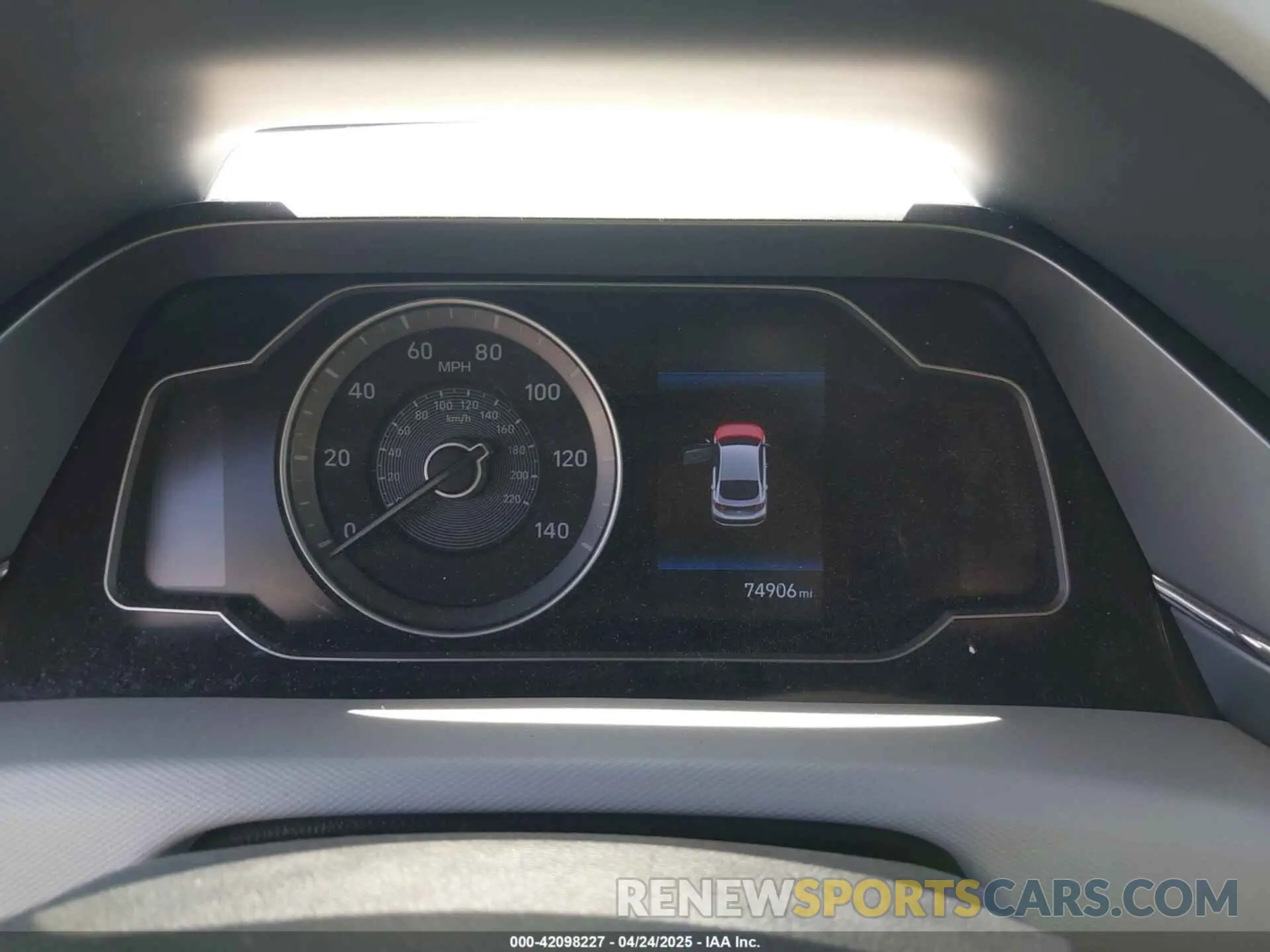 7 Photograph of a damaged car KMHC65LC0LU235313 HYUNDAI IONIQ HYBRID 2020