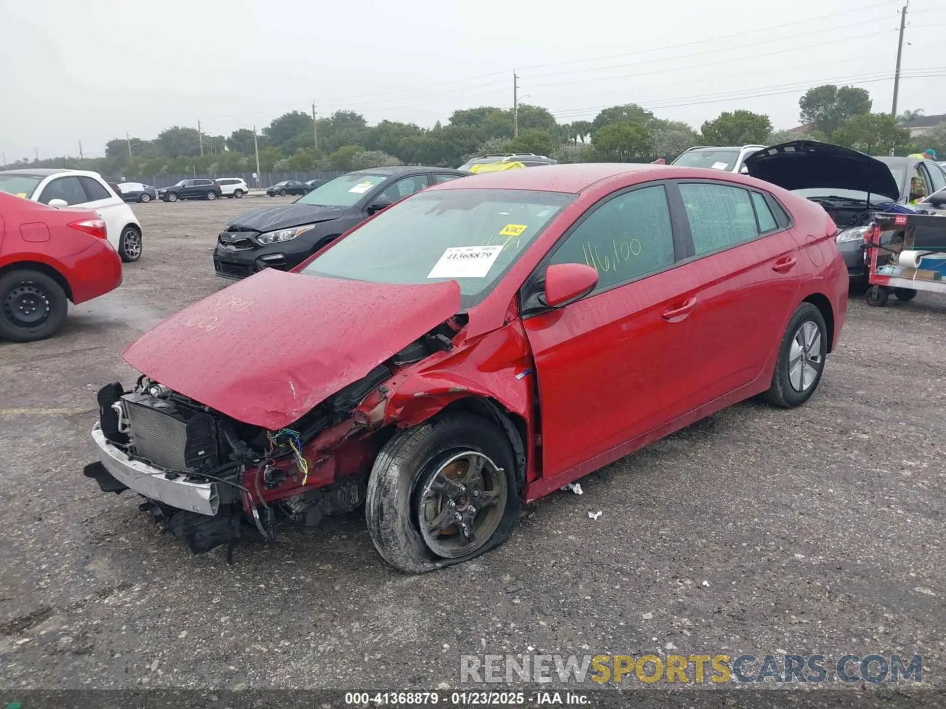 2 Фотография поврежденного автомобиля KMHC65LC8LU228688 HYUNDAI IONIQ HYBRID 2020