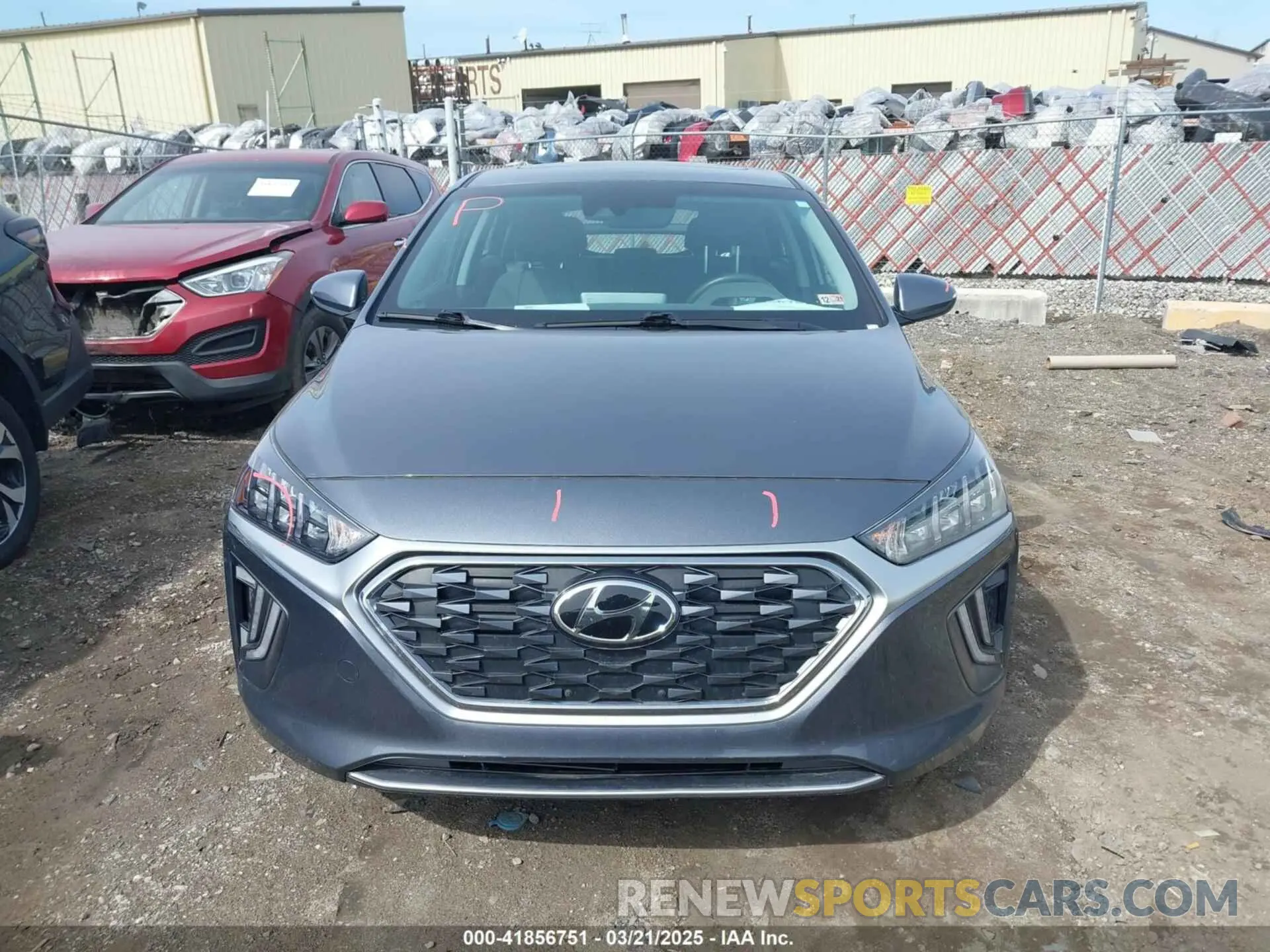 13 Photograph of a damaged car KMHC85LC4LU207699 HYUNDAI IONIQ HYBRID 2020
