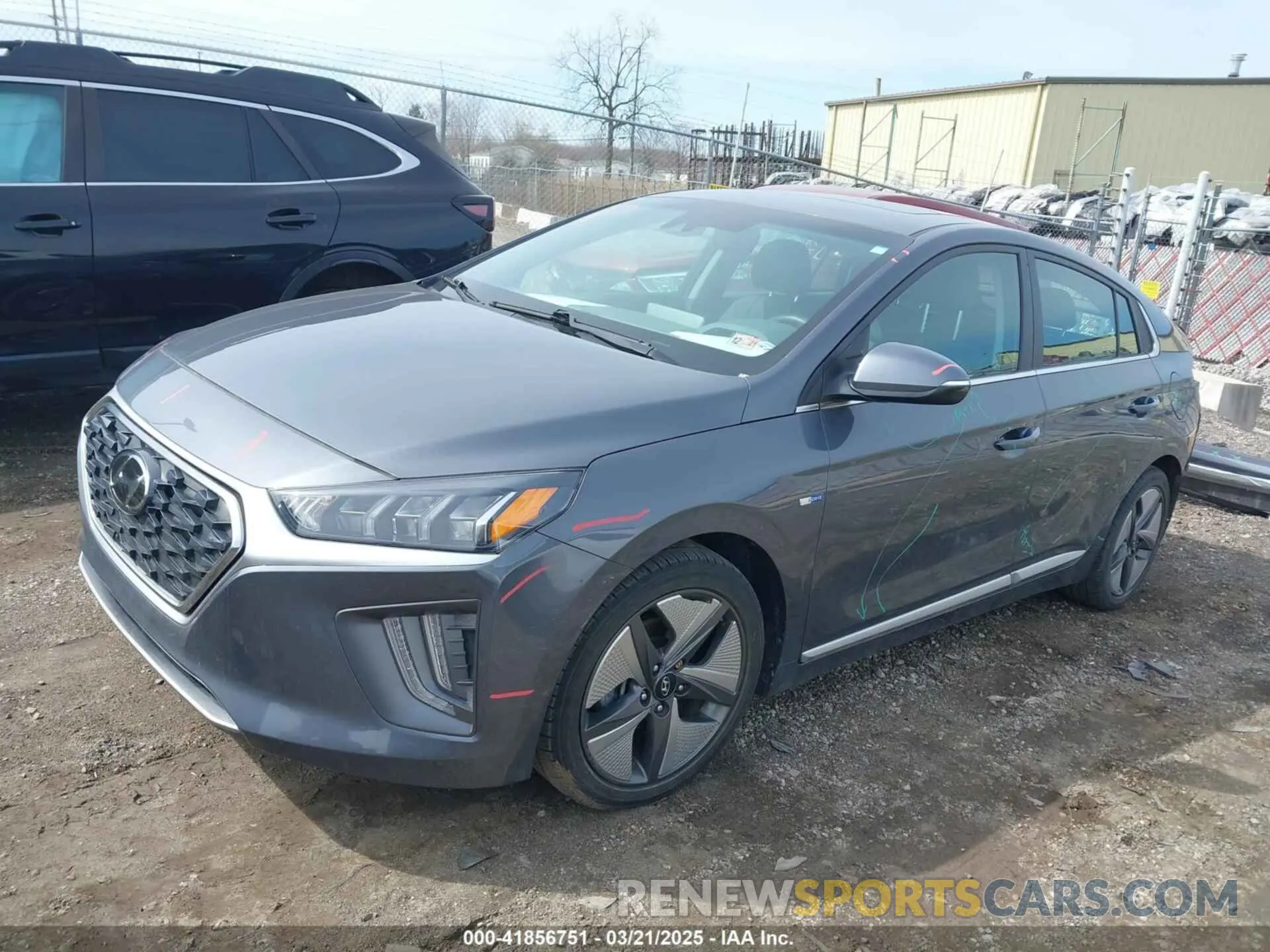 2 Photograph of a damaged car KMHC85LC4LU207699 HYUNDAI IONIQ HYBRID 2020
