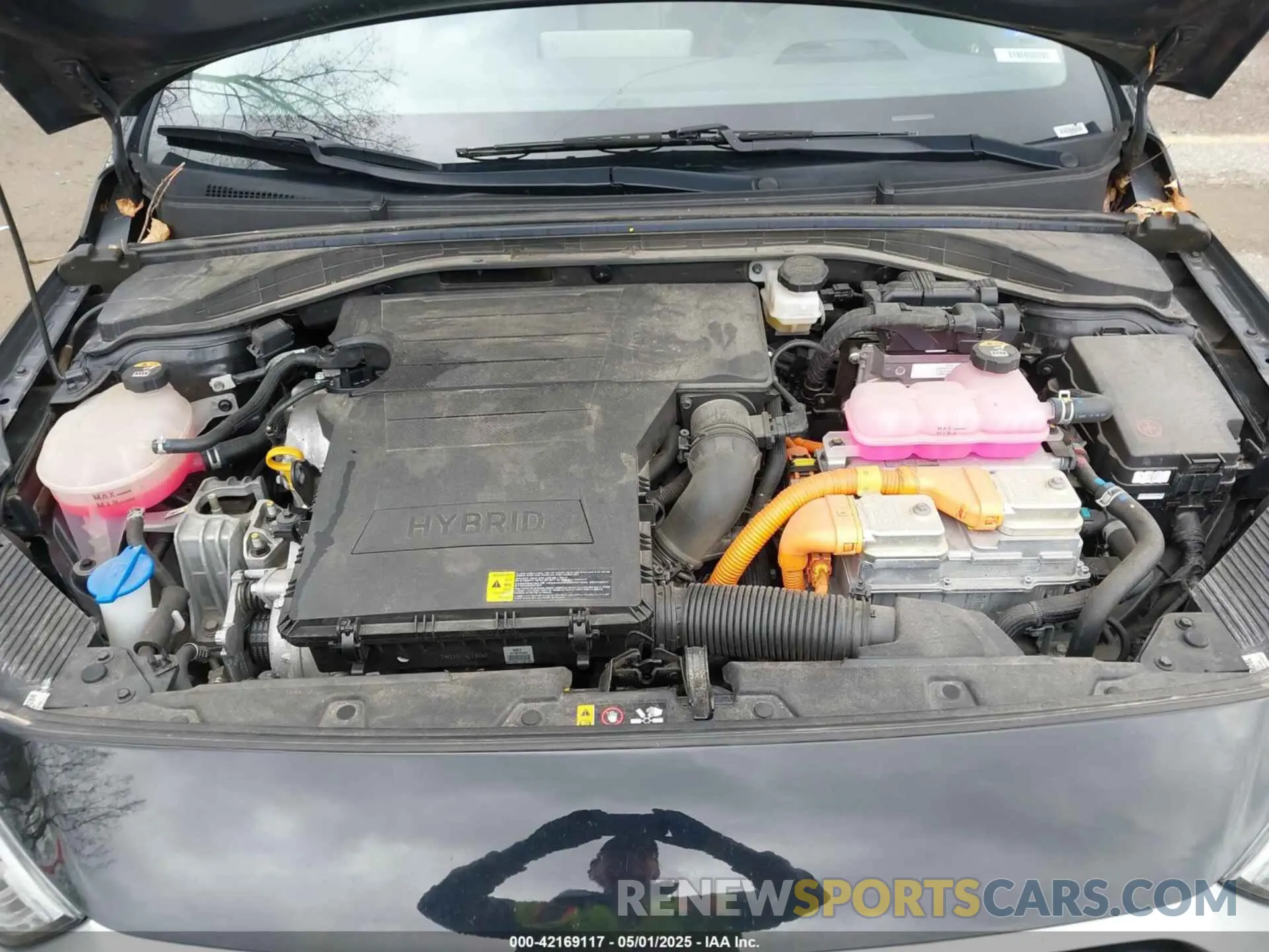 10 Photograph of a damaged car KMHC65LC0MU252971 HYUNDAI IONIQ HYBRID 2021