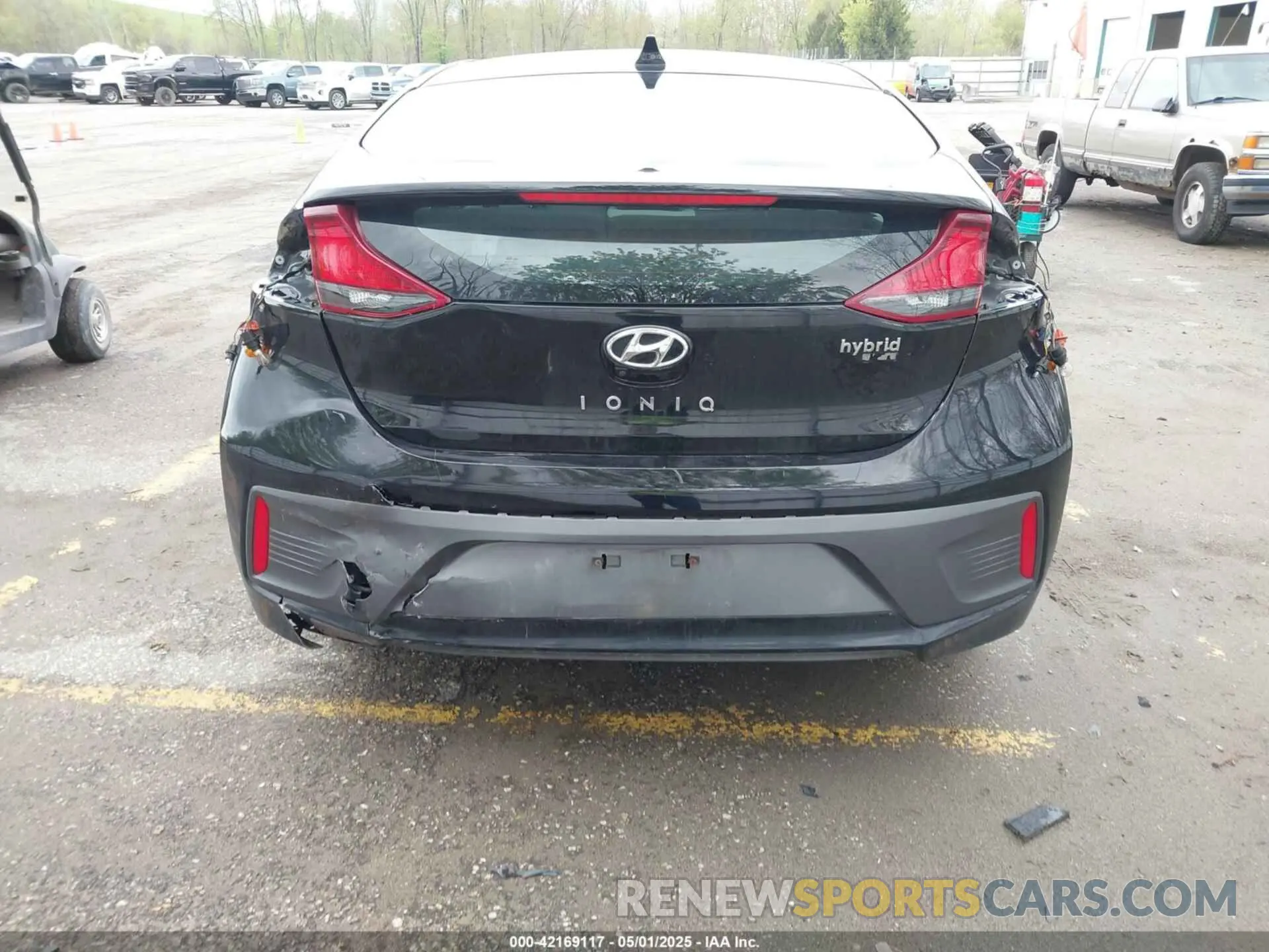 6 Photograph of a damaged car KMHC65LC0MU252971 HYUNDAI IONIQ HYBRID 2021