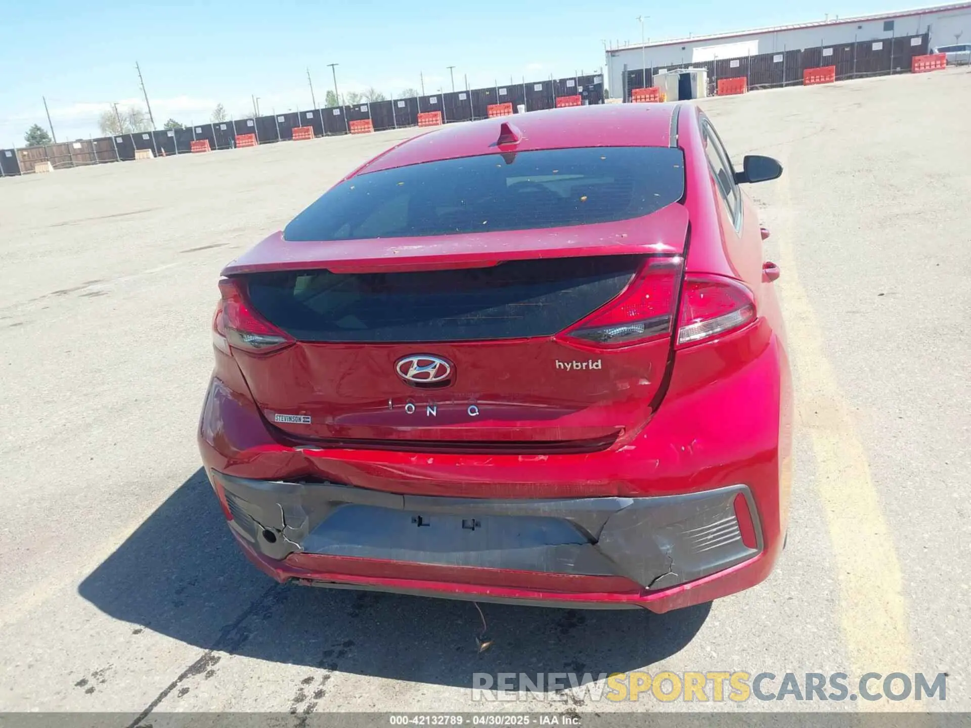 16 Photograph of a damaged car KMHC75LC4MU251111 HYUNDAI IONIQ HYBRID 2021