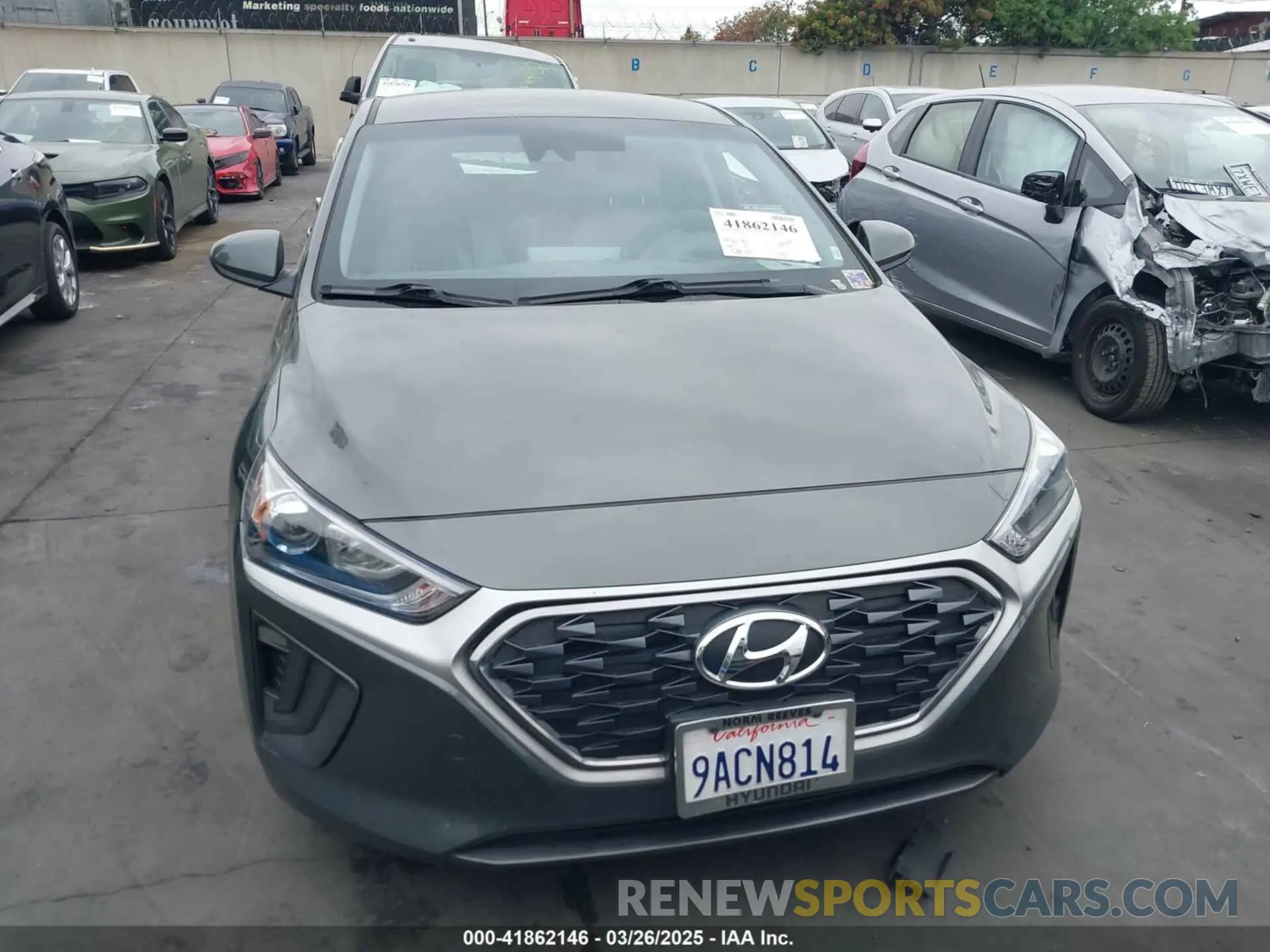13 Photograph of a damaged car KMHC65LC0NU281307 HYUNDAI IONIQ HYBRID 2022