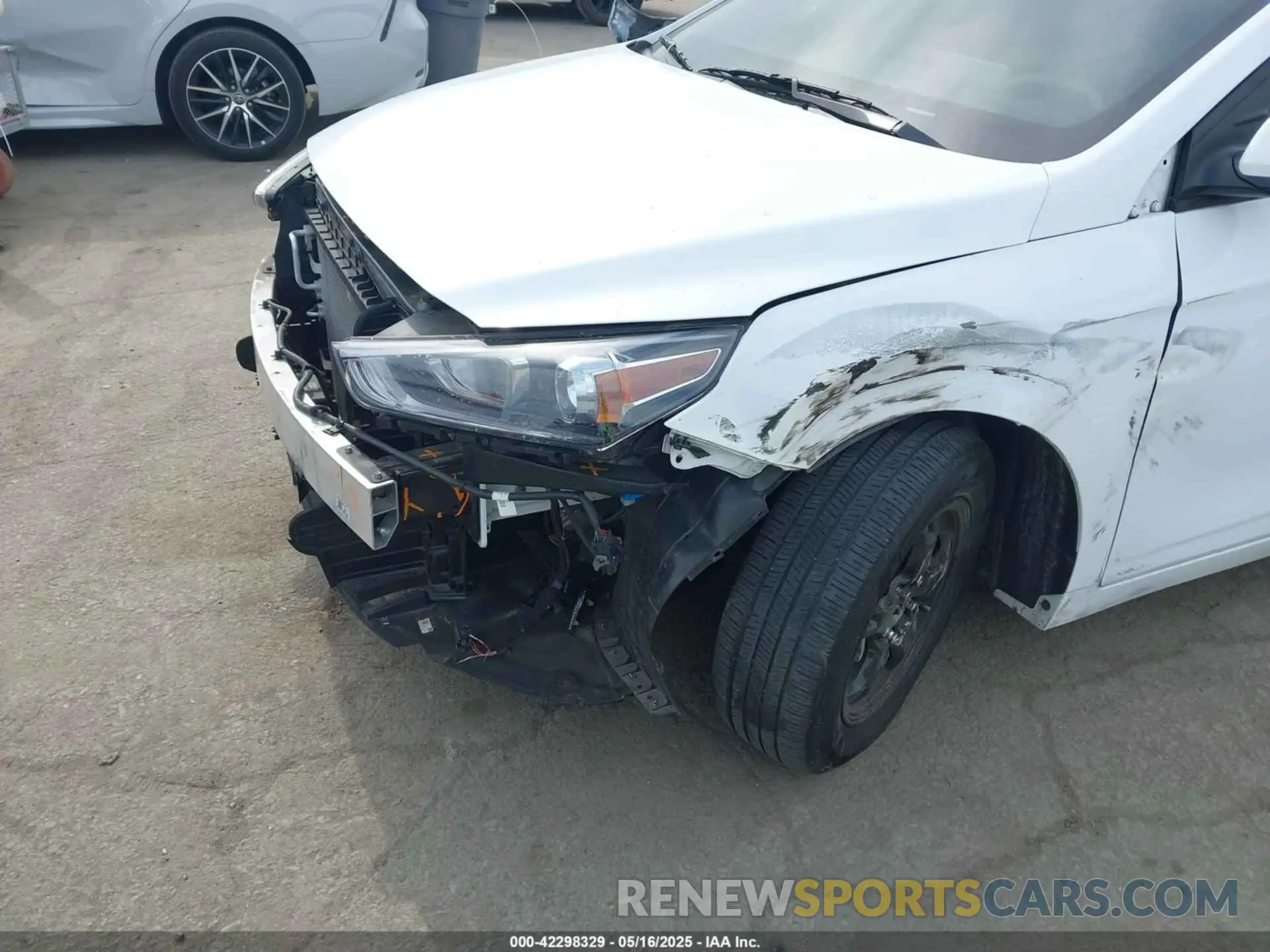 6 Фотография поврежденного автомобиля KMHC65LC3NU268499 HYUNDAI IONIQ HYBRID 2022