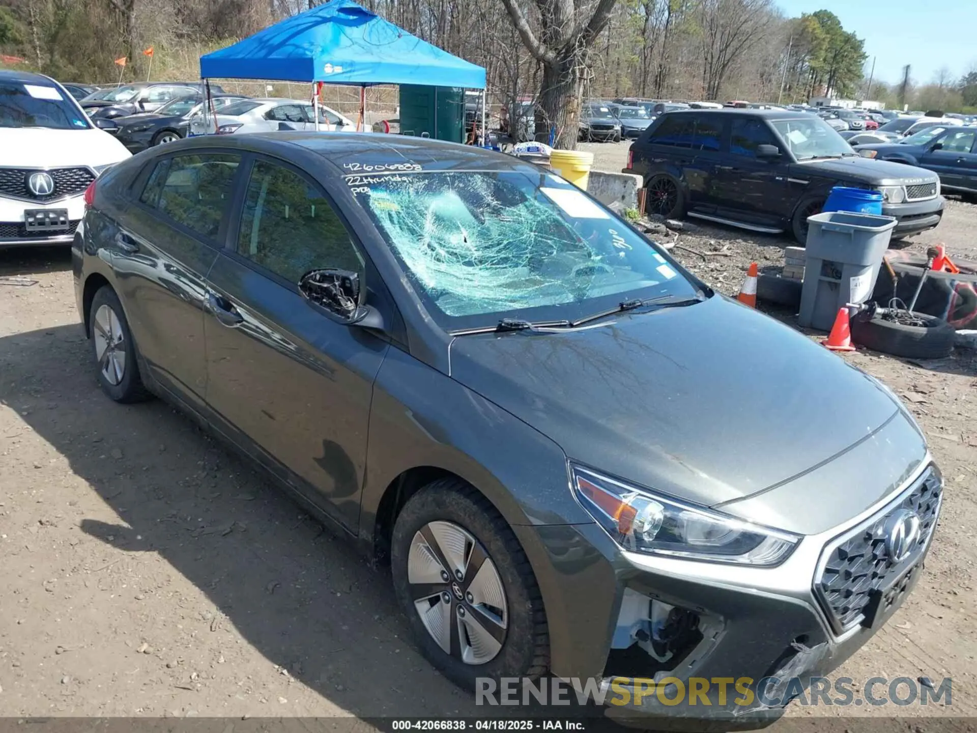 6 Photograph of a damaged car KMHC65LC5NU268438 HYUNDAI IONIQ HYBRID 2022