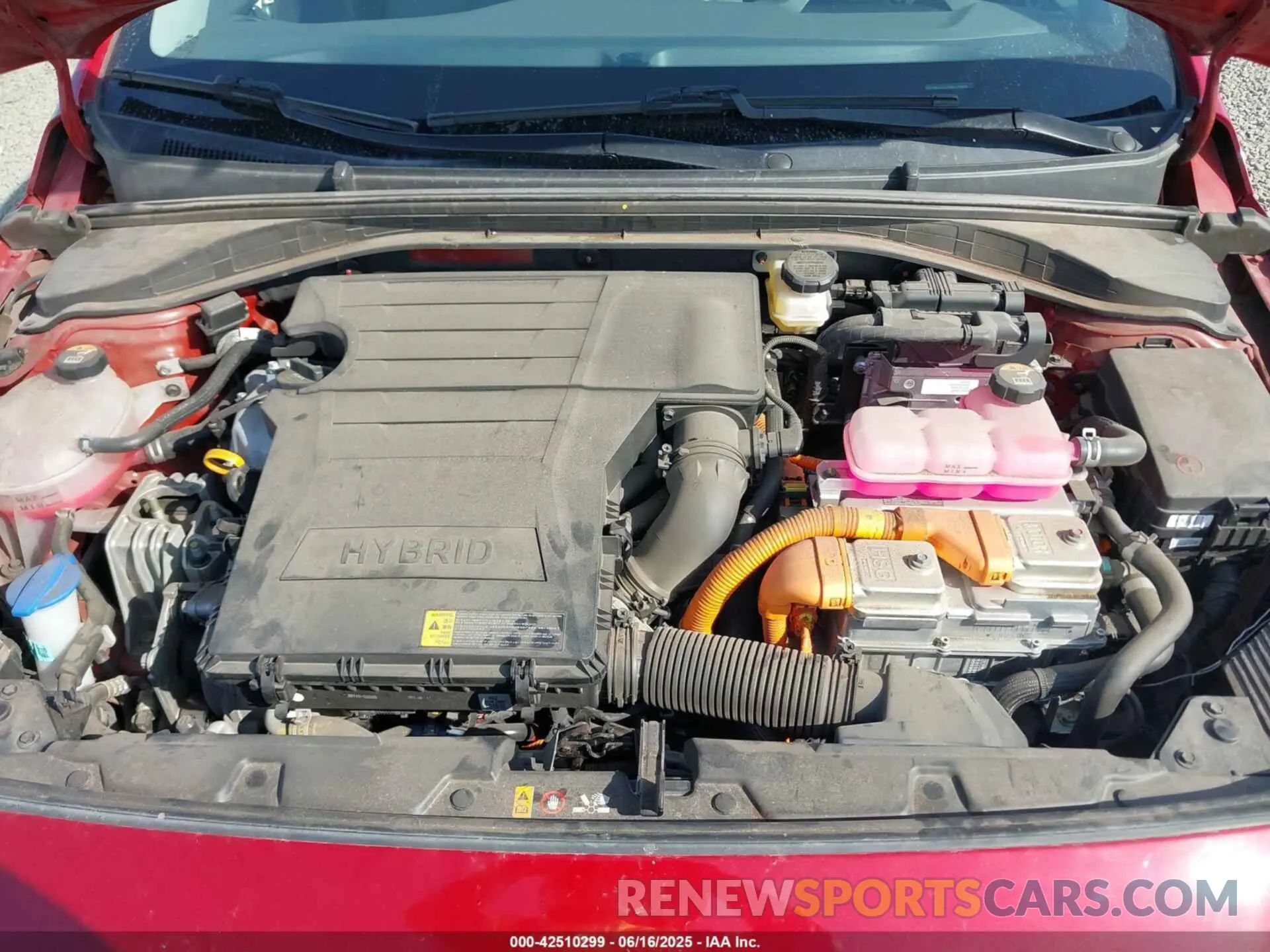 10 Фотография поврежденного автомобиля KMHC65LC6NU275429 HYUNDAI IONIQ HYBRID 2022