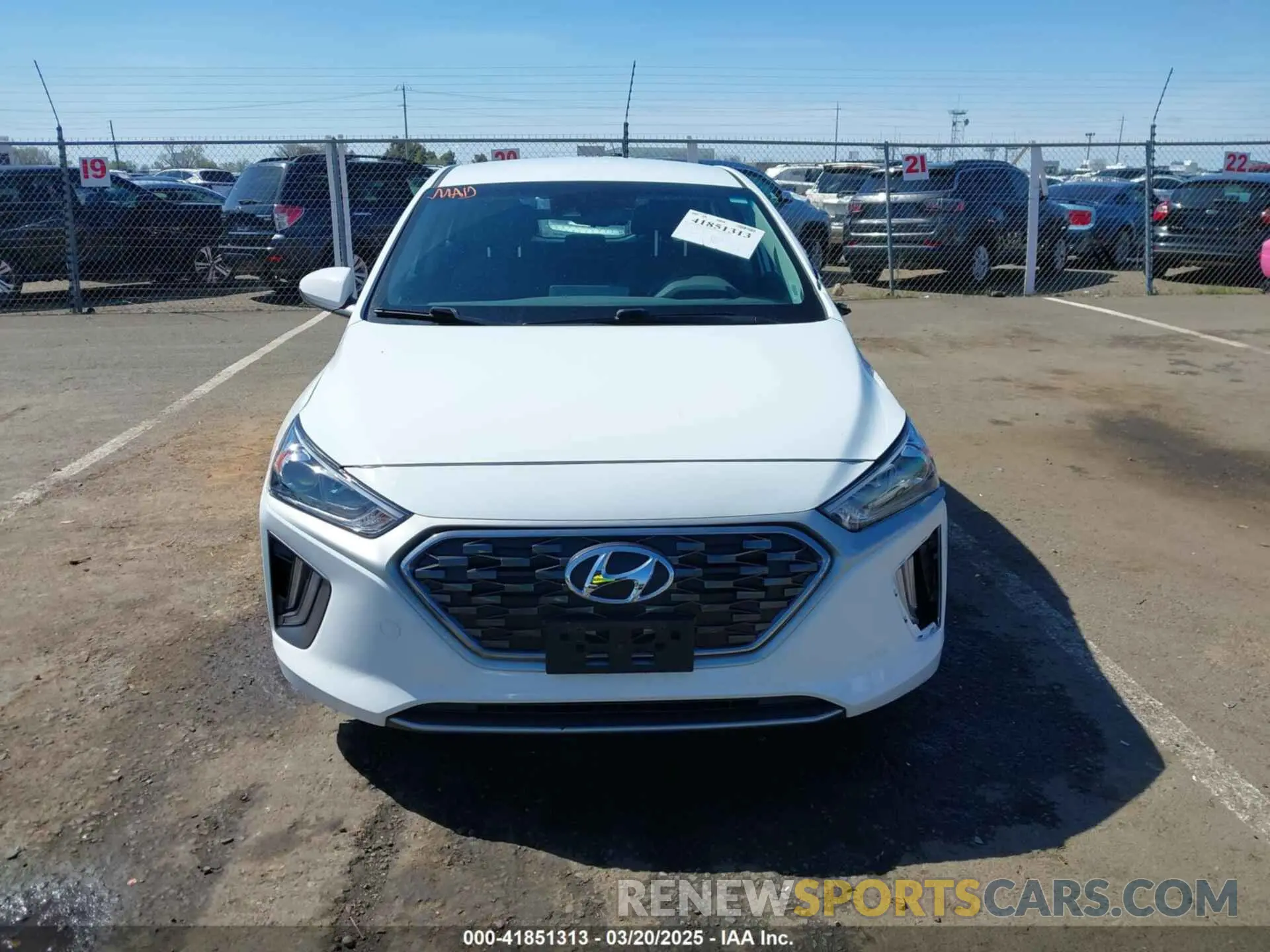 6 Фотография поврежденного автомобиля KMHC75LC1NU268983 HYUNDAI IONIQ HYBRID 2022