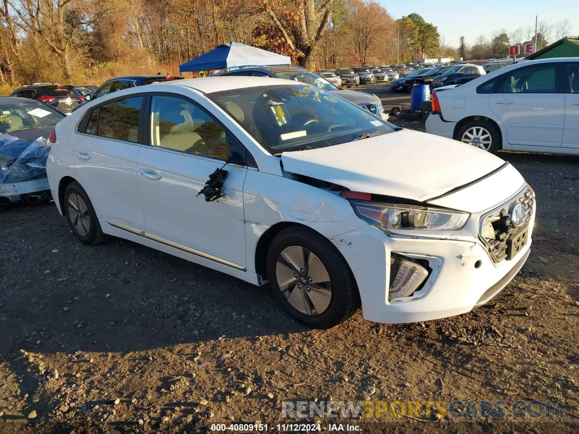 1 Фотография поврежденного автомобиля KMHC75LC3NU275210 HYUNDAI IONIQ HYBRID 2022