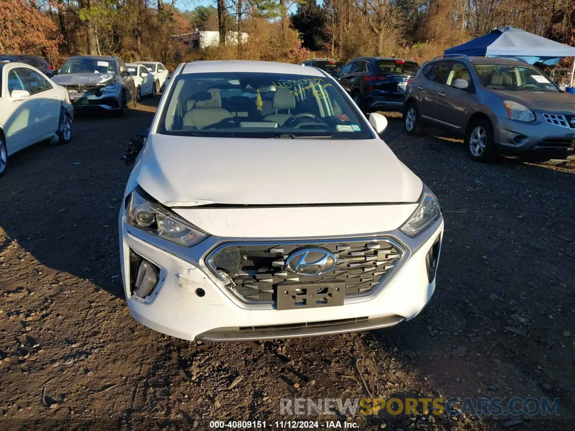 12 Фотография поврежденного автомобиля KMHC75LC3NU275210 HYUNDAI IONIQ HYBRID 2022