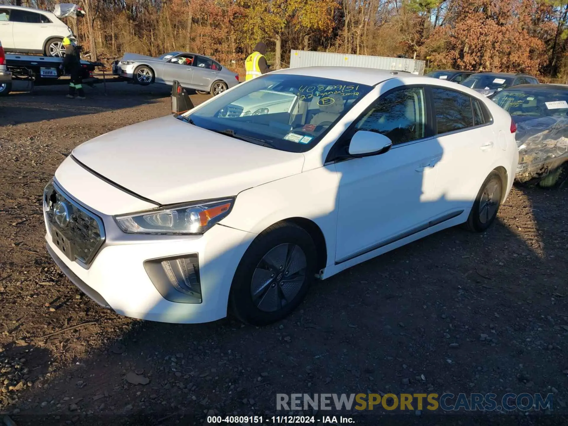 2 Фотография поврежденного автомобиля KMHC75LC3NU275210 HYUNDAI IONIQ HYBRID 2022