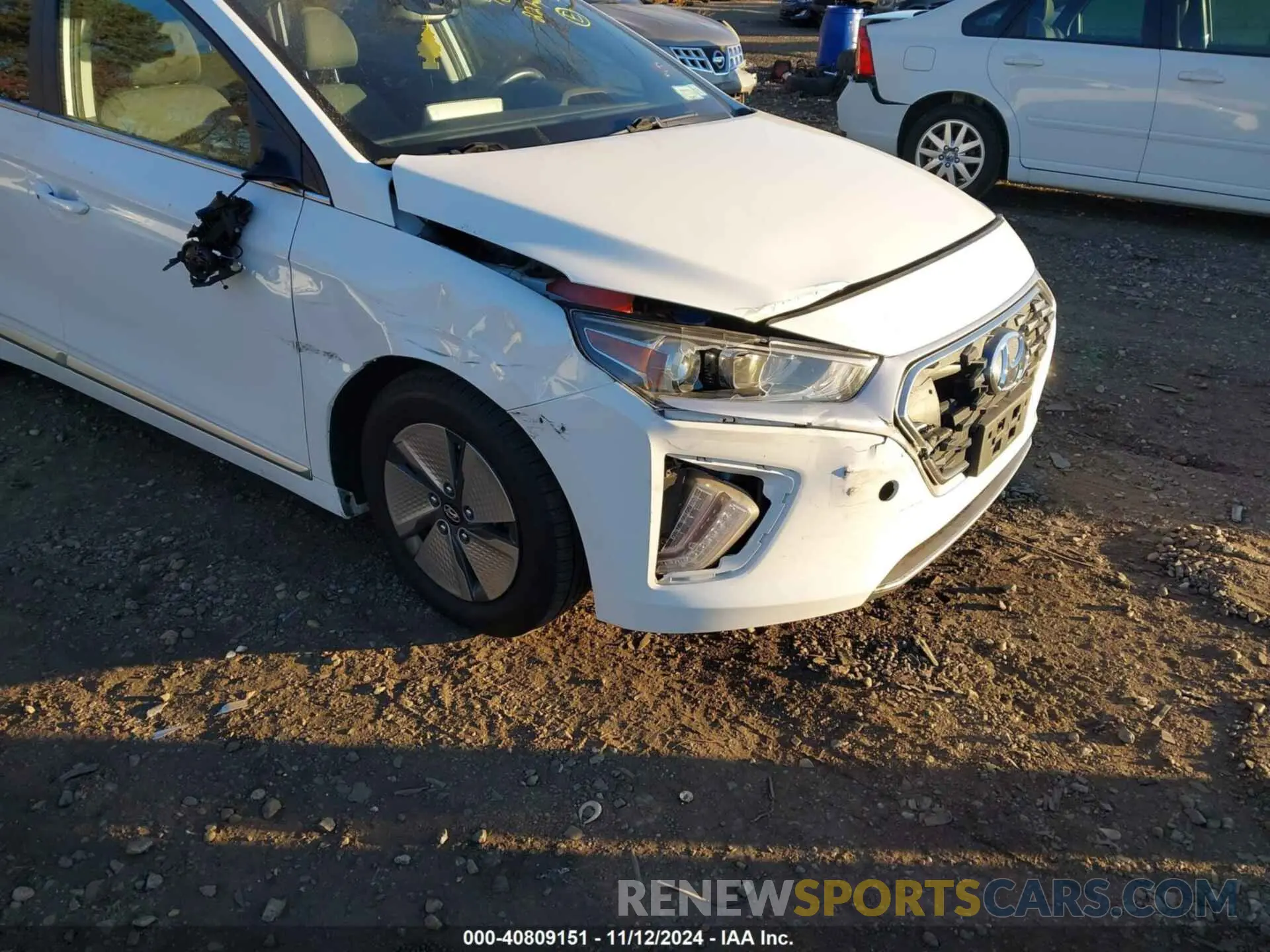 6 Фотография поврежденного автомобиля KMHC75LC3NU275210 HYUNDAI IONIQ HYBRID 2022
