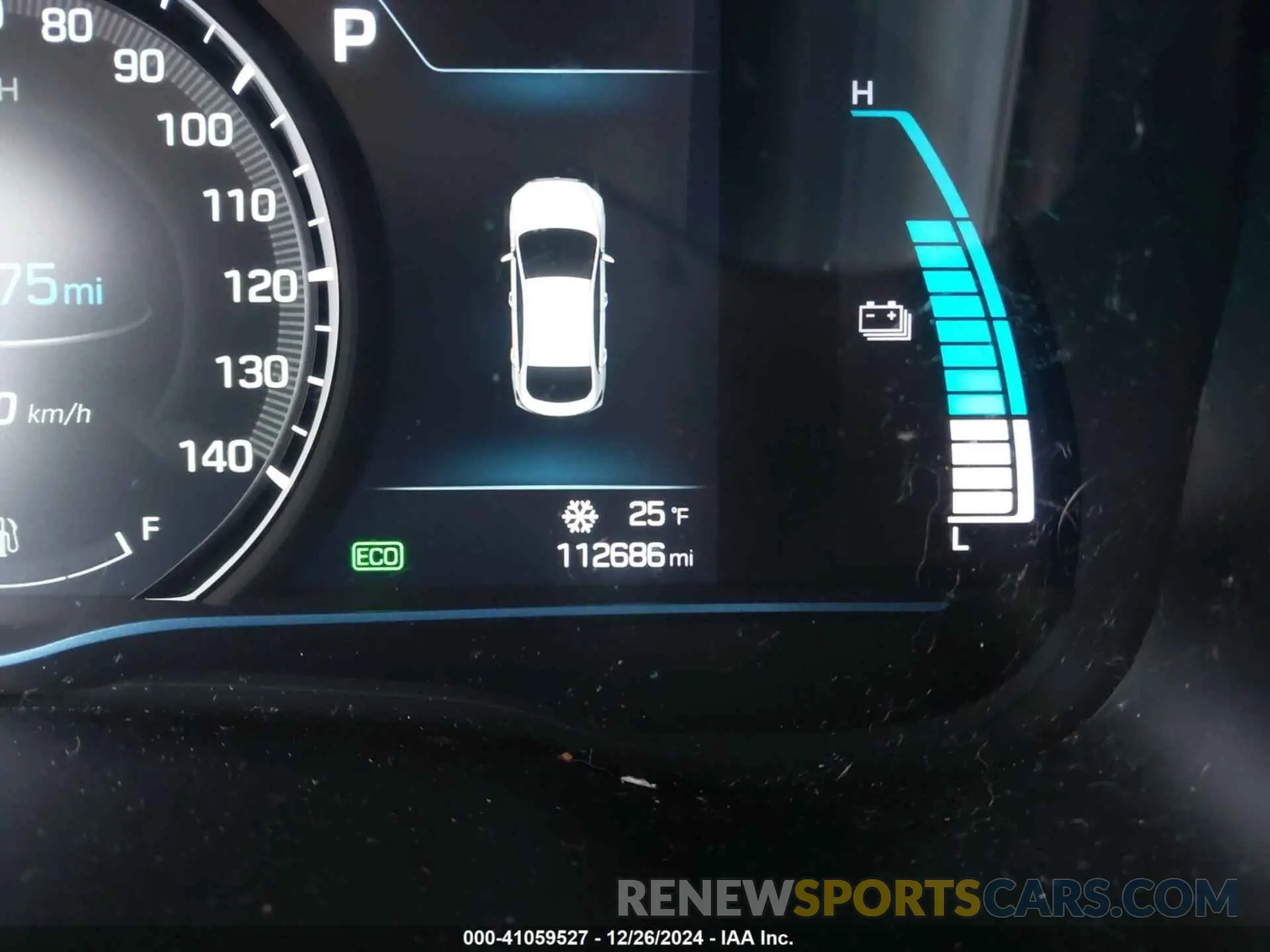 12 Фотография поврежденного автомобиля KMHC75LD7KU147976 HYUNDAI IONIQ PLUG-IN HYBRID 2019