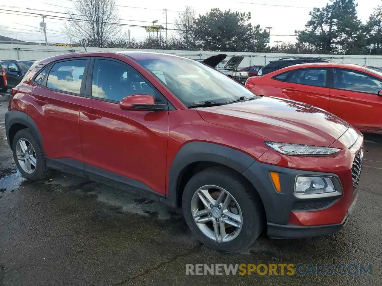 4 Фотография поврежденного автомобиля KM8K12AA0KU243128 HYUNDAI KONA 2019
