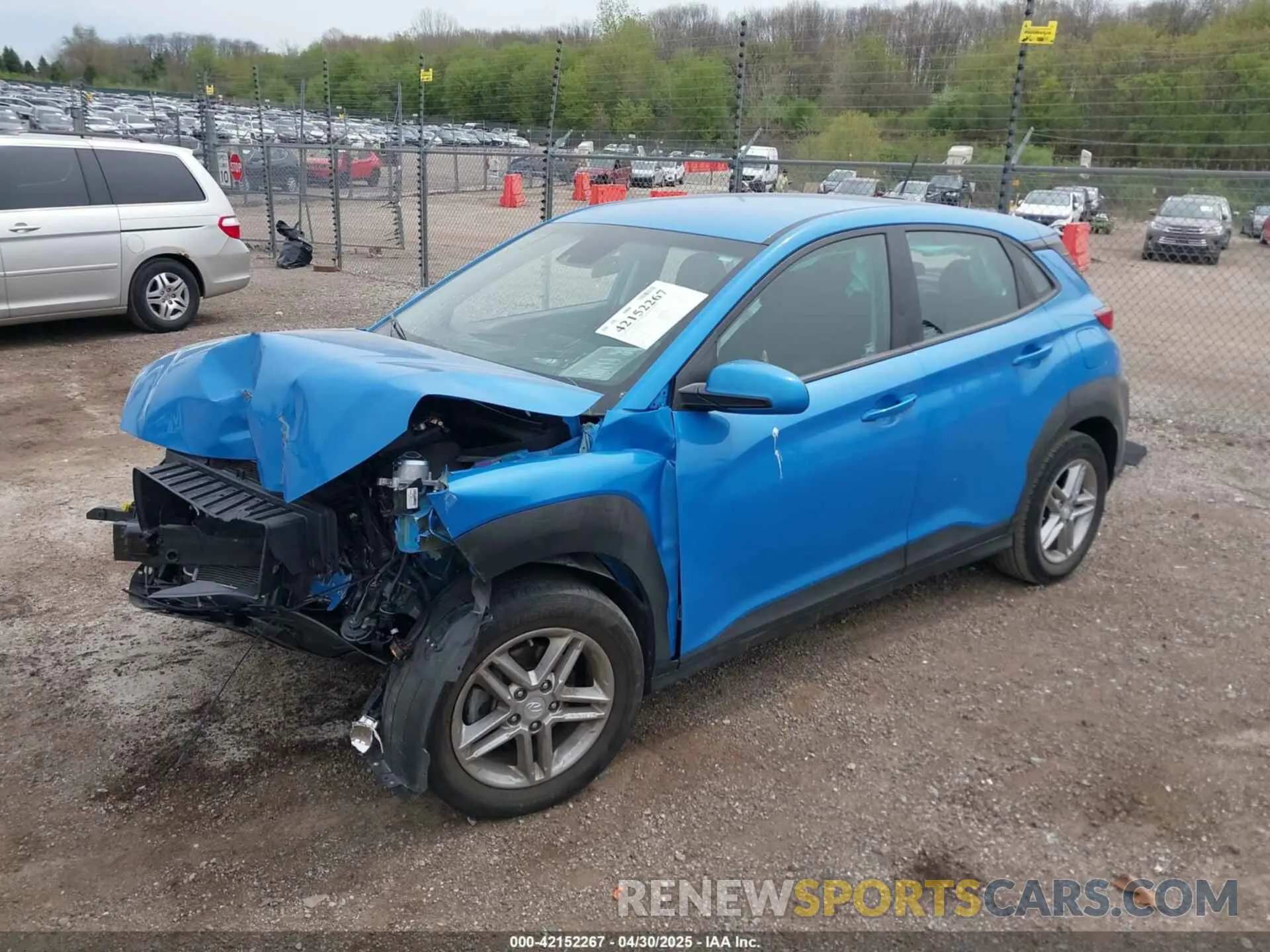 2 Photograph of a damaged car KM8K12AA0KU315851 HYUNDAI KONA 2019