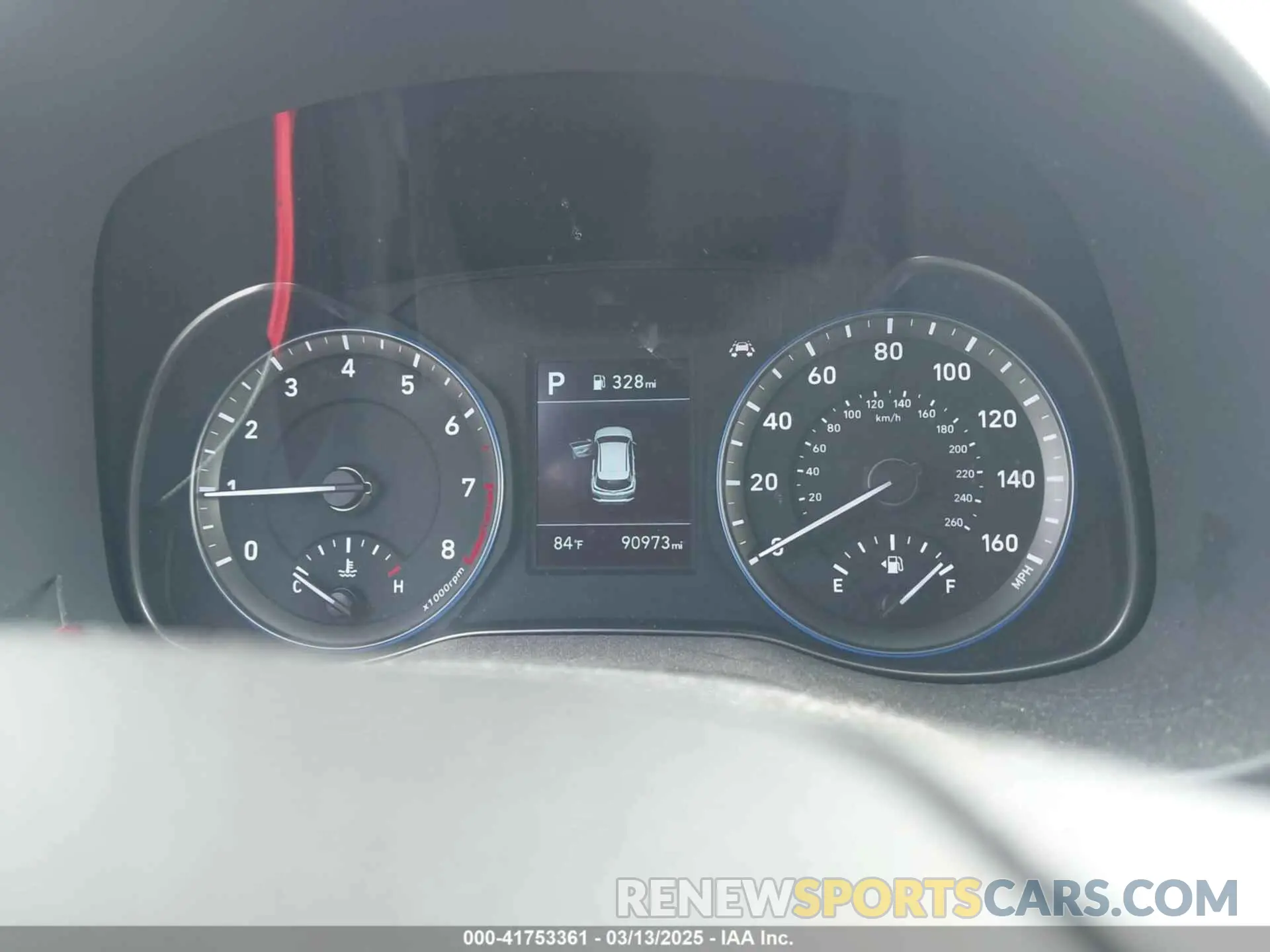 7 Photograph of a damaged car KM8K12AA1KU299384 HYUNDAI KONA 2019