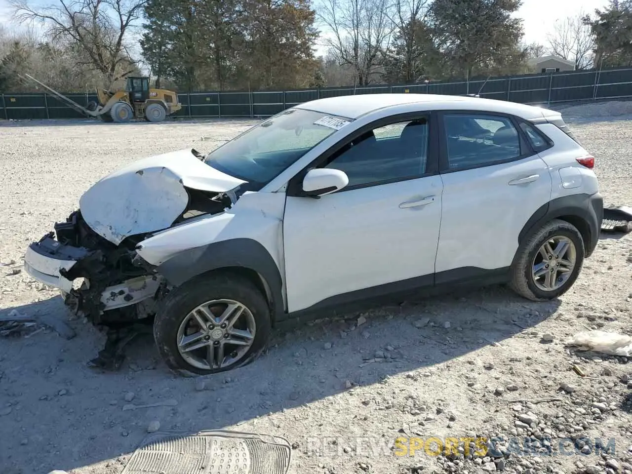 1 Photograph of a damaged car KM8K12AA2KU242241 HYUNDAI KONA 2019
