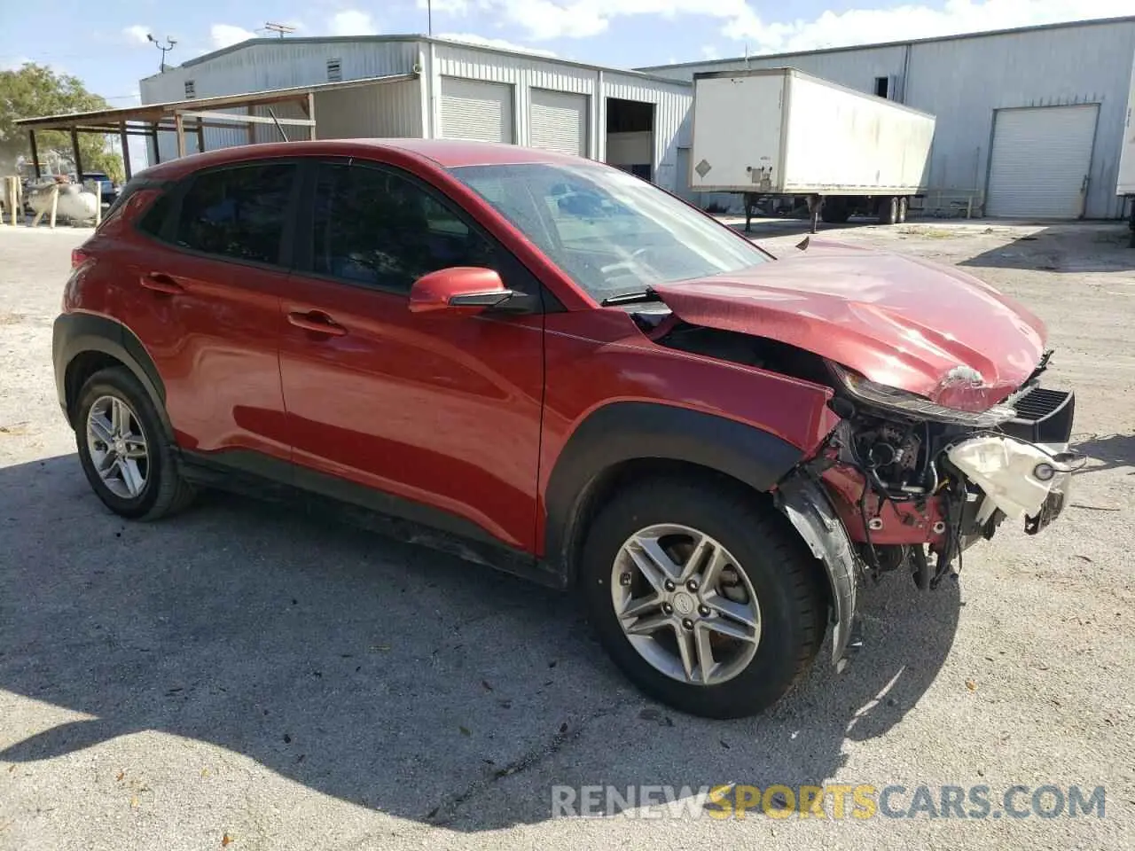 4 Photograph of a damaged car KM8K12AA4KU295054 HYUNDAI KONA 2019
