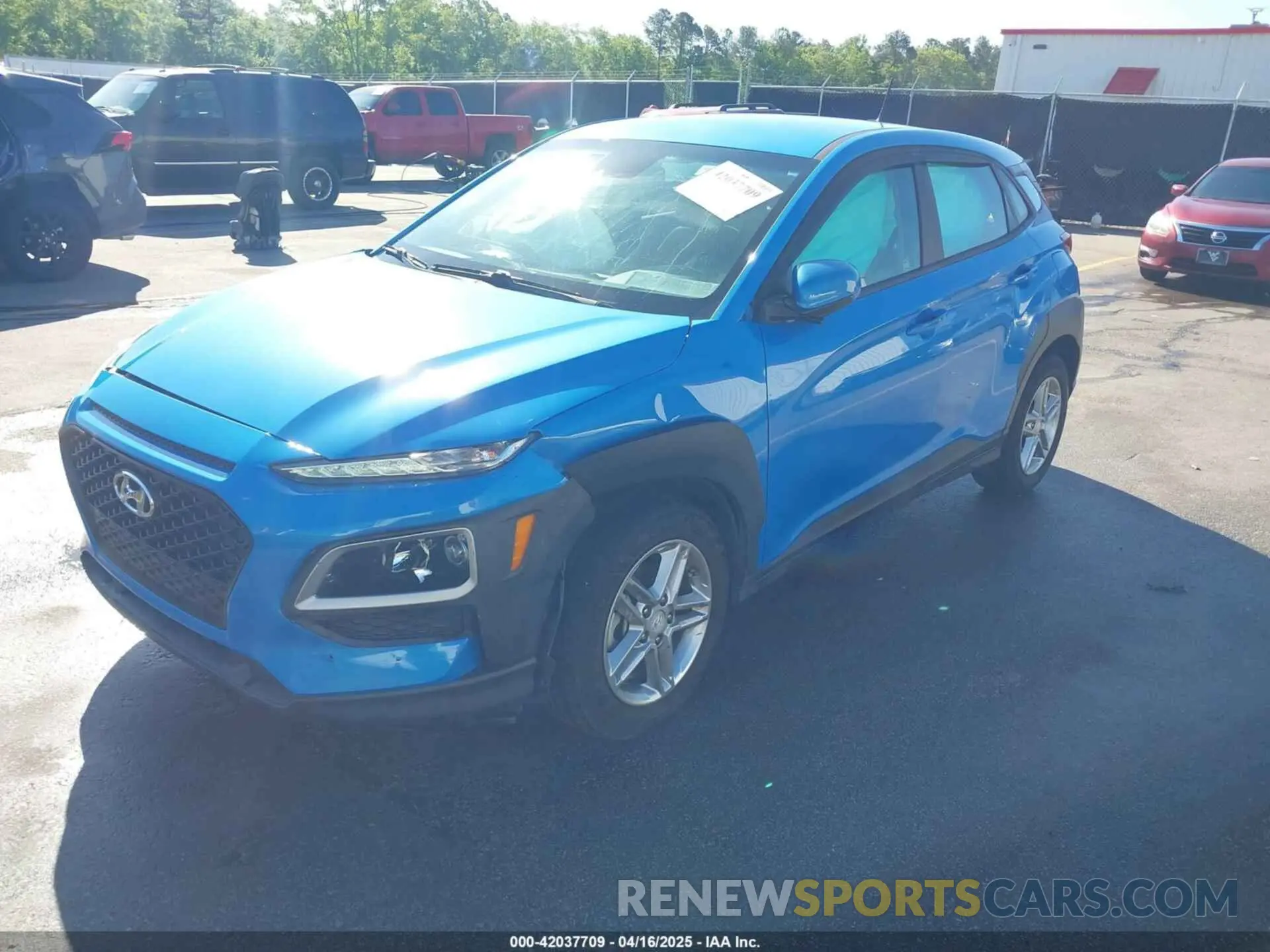 2 Фотография поврежденного автомобиля KM8K12AA4KU296799 HYUNDAI KONA 2019