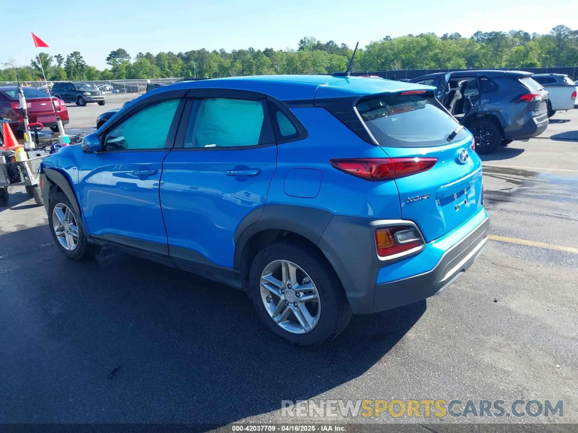 3 Фотография поврежденного автомобиля KM8K12AA4KU296799 HYUNDAI KONA 2019