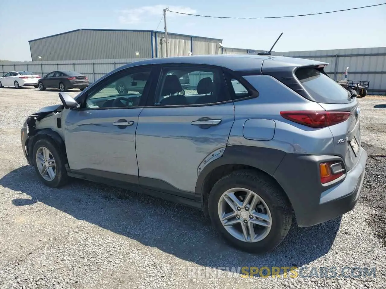 2 Photograph of a damaged car KM8K12AA6KU310220 HYUNDAI KONA 2019