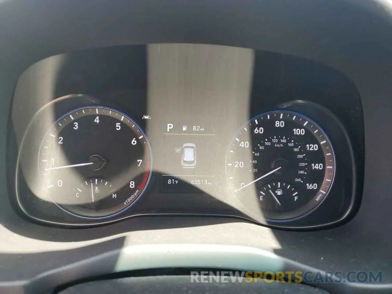 9 Photograph of a damaged car KM8K12AA6KU310220 HYUNDAI KONA 2019